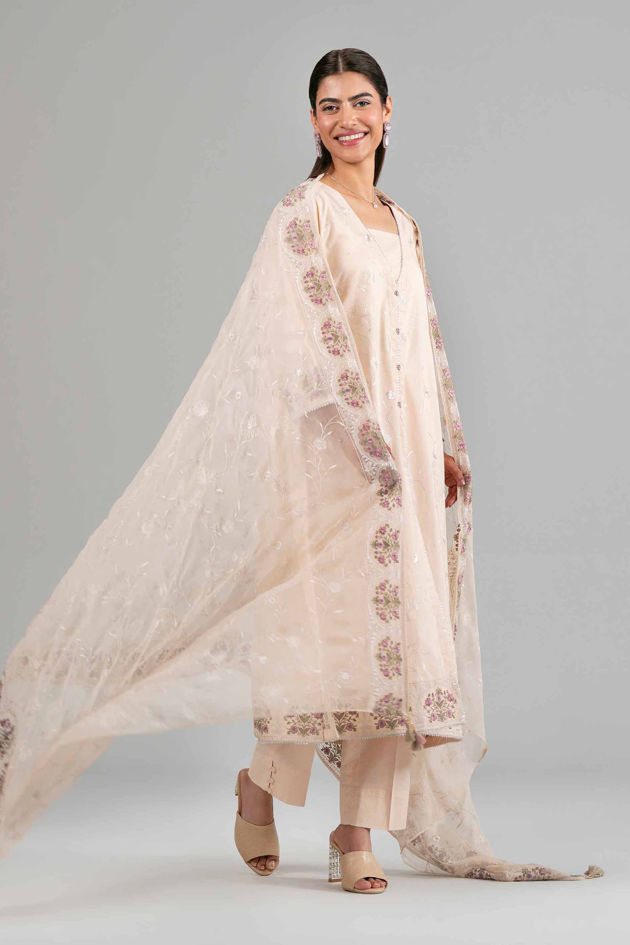 3 Piece - Printed Suit - 42619940 for Women - Unstitched Collection | Nishat | Shop Online