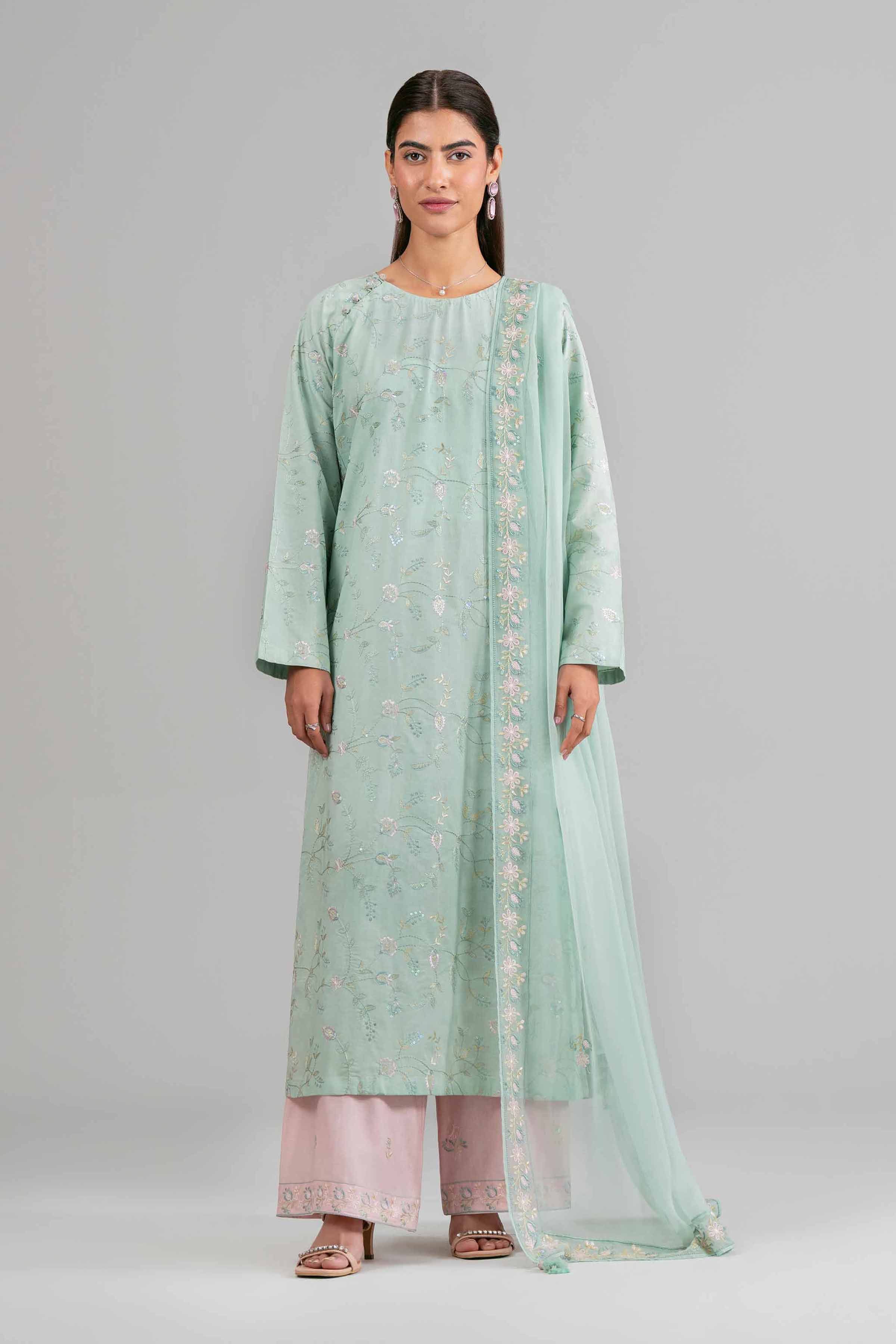 3 Piece - Printed Suit - 42619941 for Women - Unstitched Collection | Nishat | Shop Online