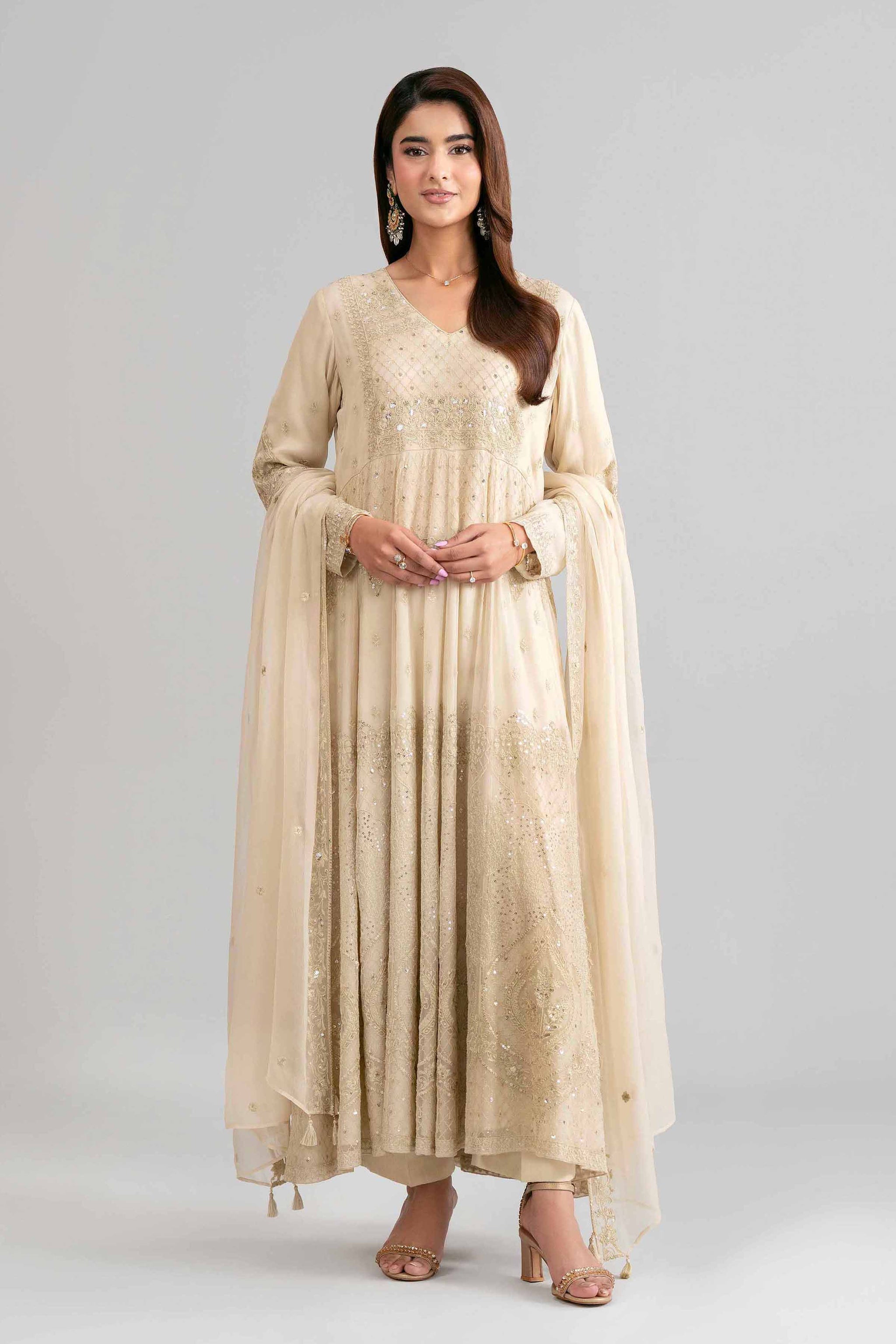 3 Piece - Embroidered Suit - 42619944
