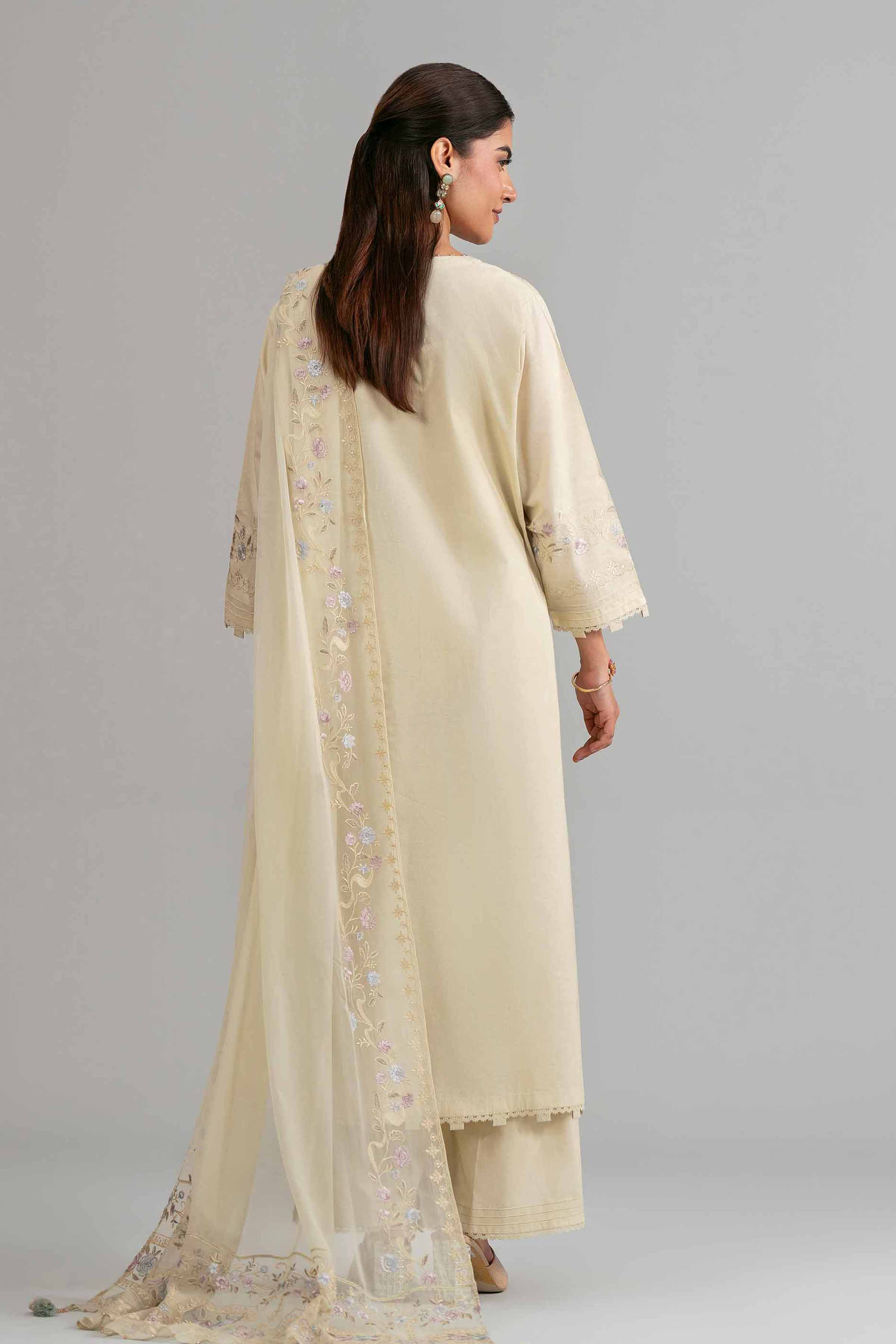3 Piece - Embroidered Suit - 42619946 for Women - Ready to Stitch Collection | Nishat | Shop Online