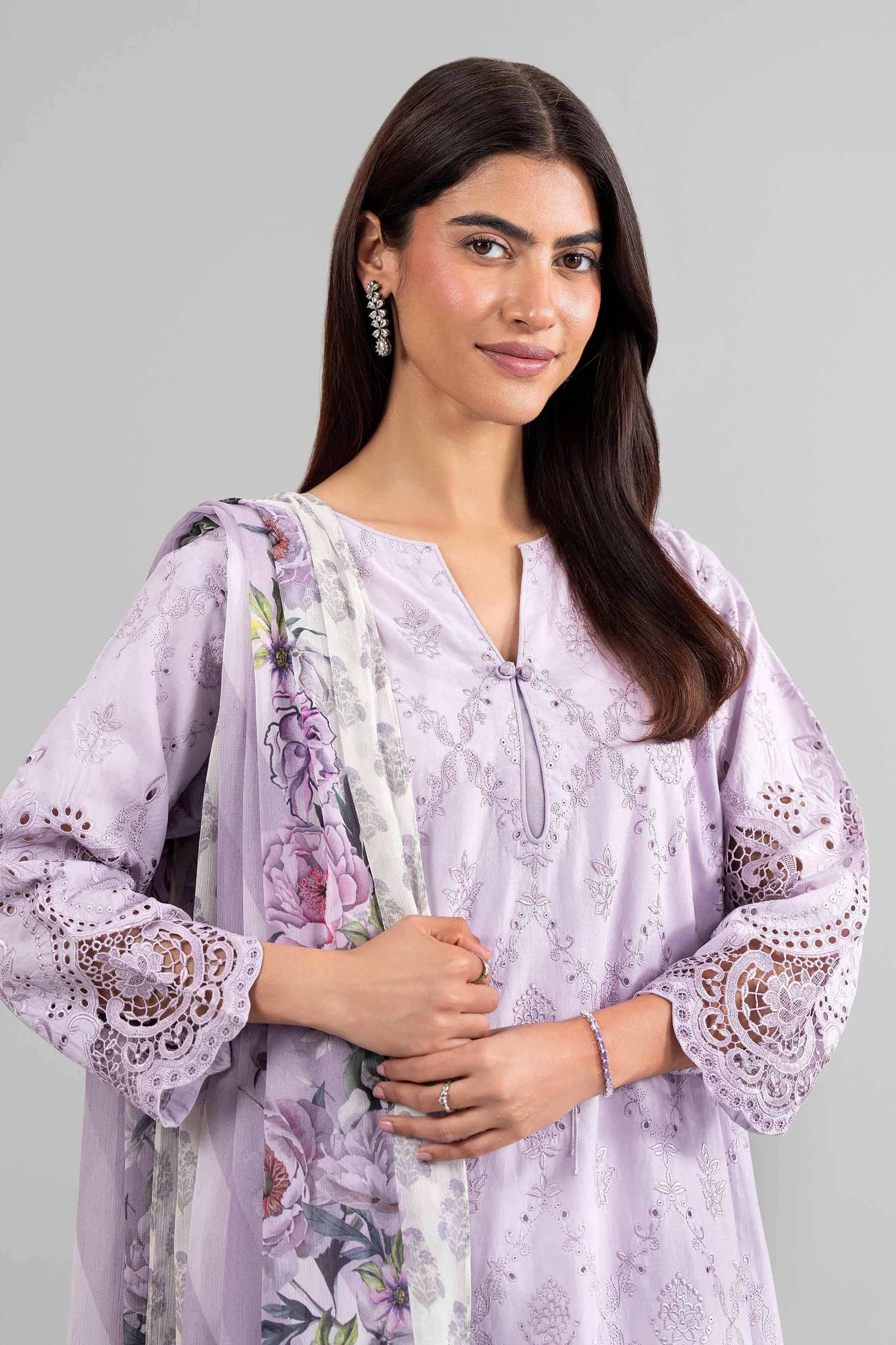3 Piece - Printed Embroidered Suit - 42619948 for Women - Ready to Stitch Collection | Nishat | Shop Online