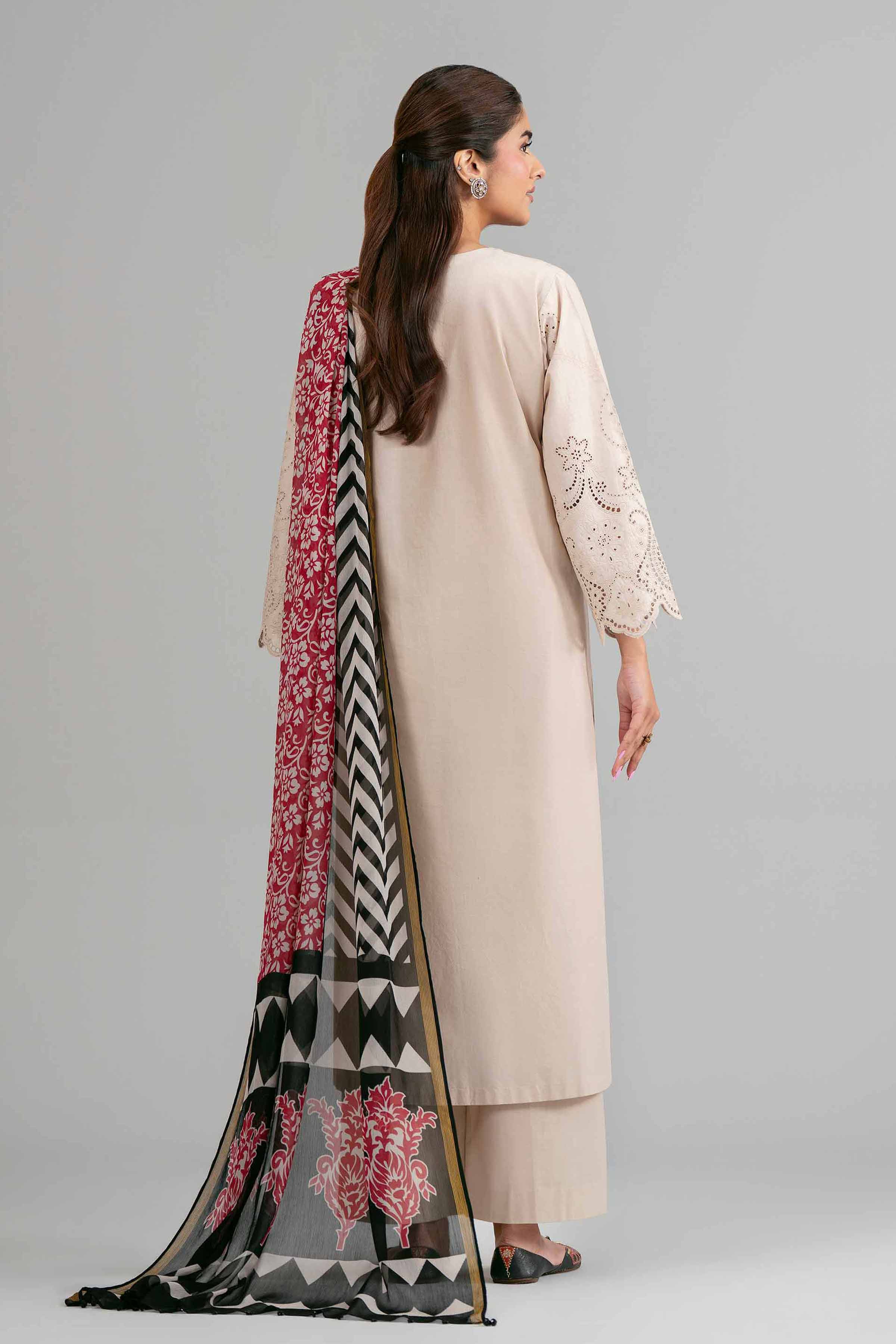 3 Piece - Printed Embroidered Suit - 42619949 for Women - Ready to Stitch Collection | Nishat | Shop Online