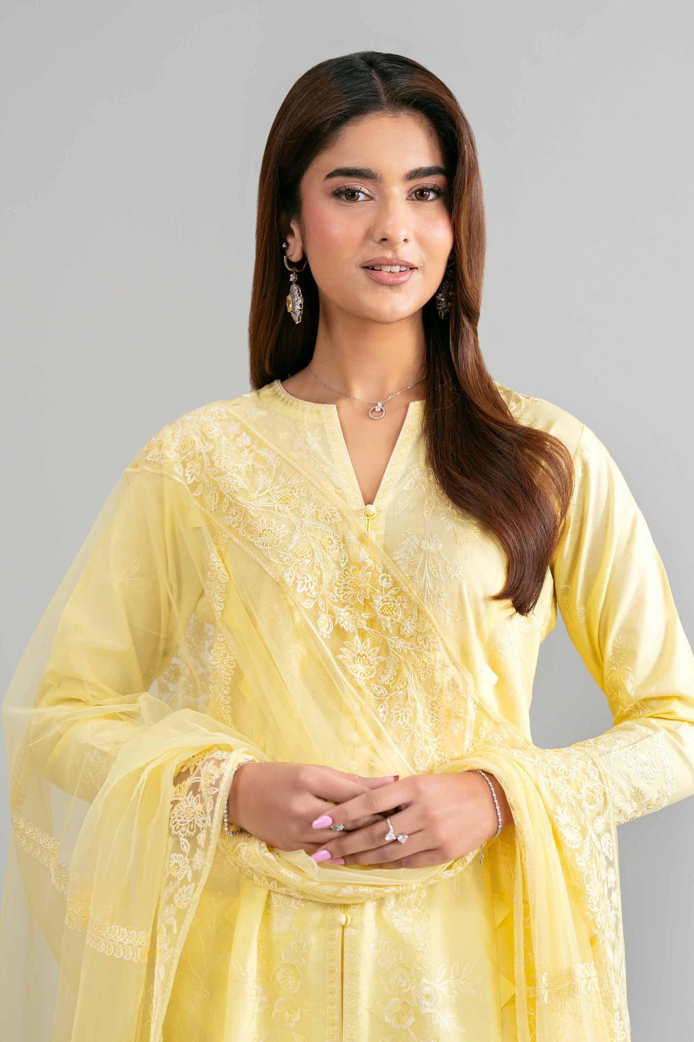 3 Piece - Embroidered Suit - 42619950 for Women - Ready to Stitch Collection | Nishat | Shop Online