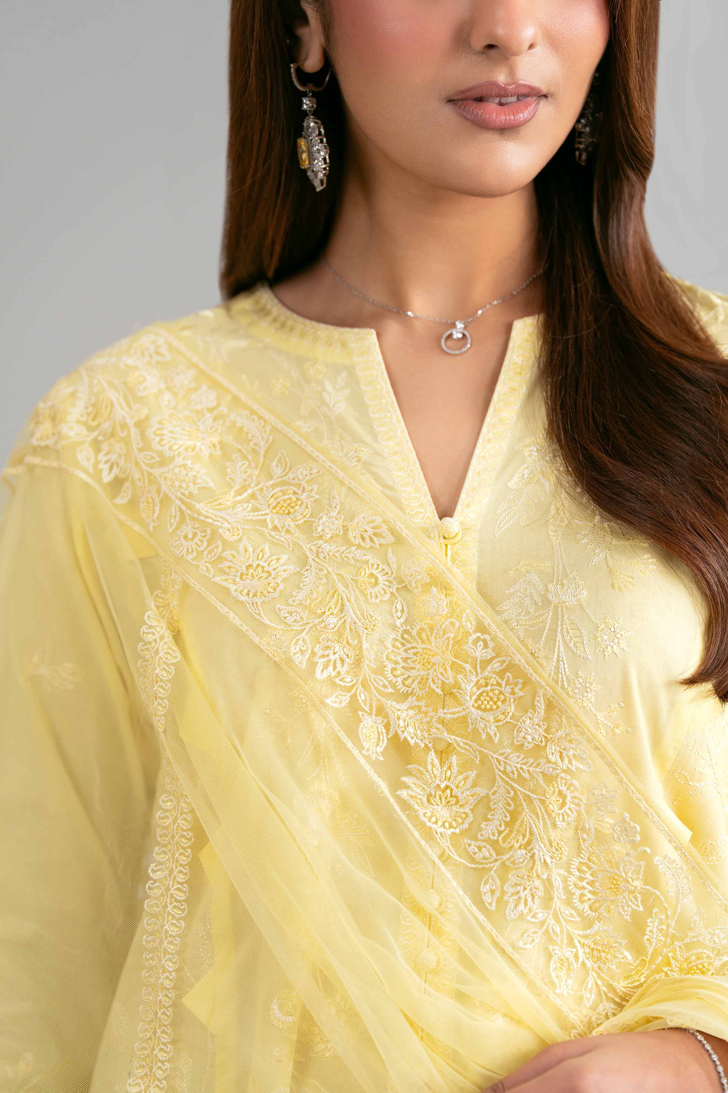 3 Piece - Embroidered Suit - 42619950 for Women - Ready to Stitch Collection | Nishat | Shop Online