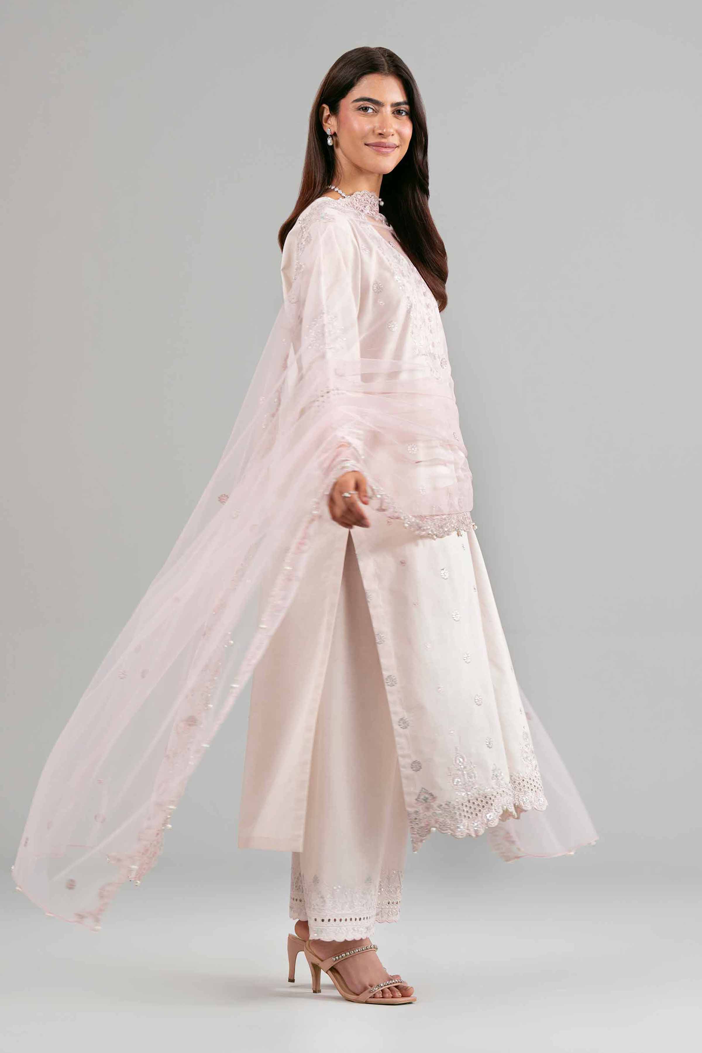 3 Piece - Embroidered Suit - 42619951 for Women - Ready to Stitch Collection | Nishat | Shop Online