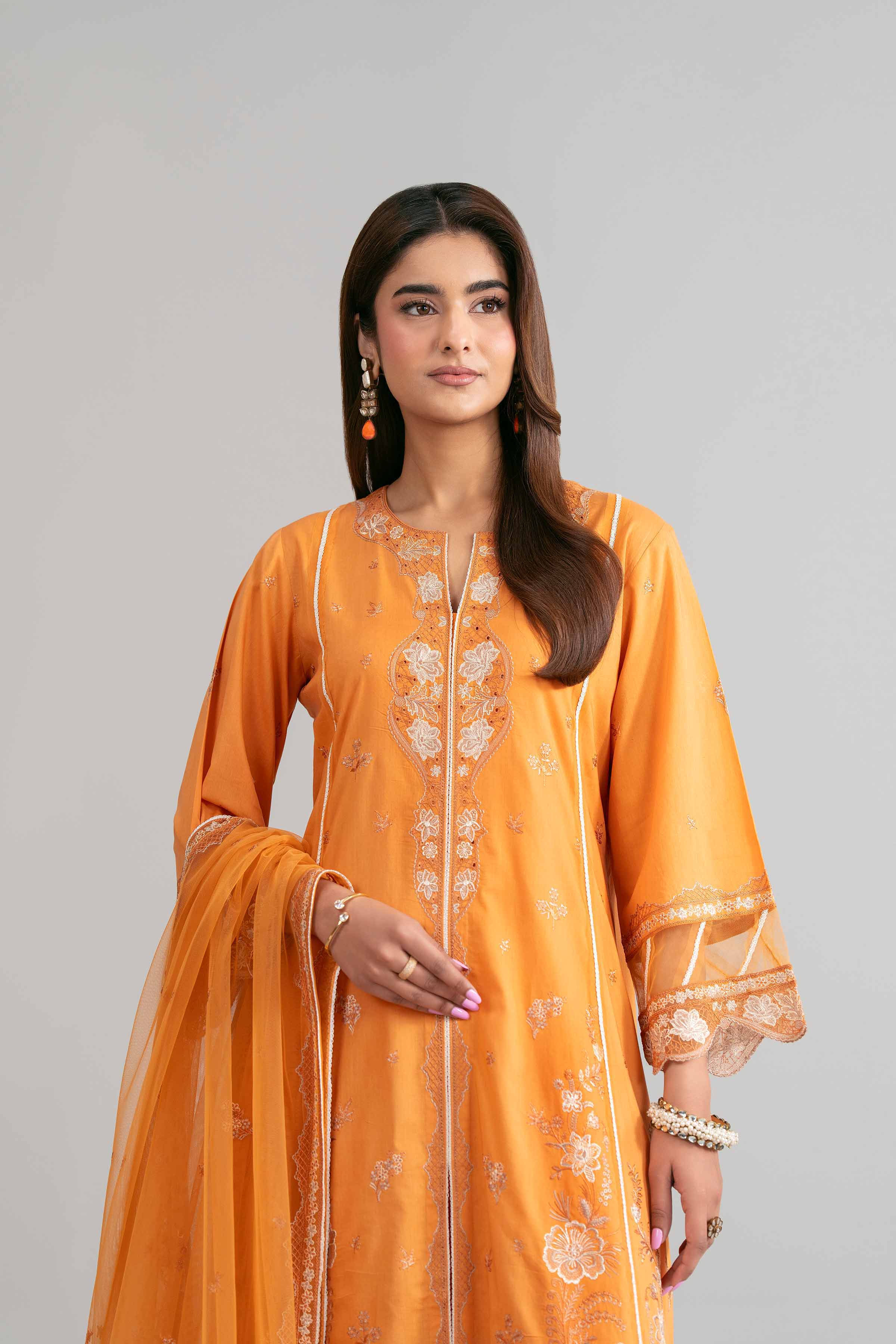 3 Piece - Embroidered Suit - 42619952 for Women - Ready to Stitch Collection | Nishat | Shop Online