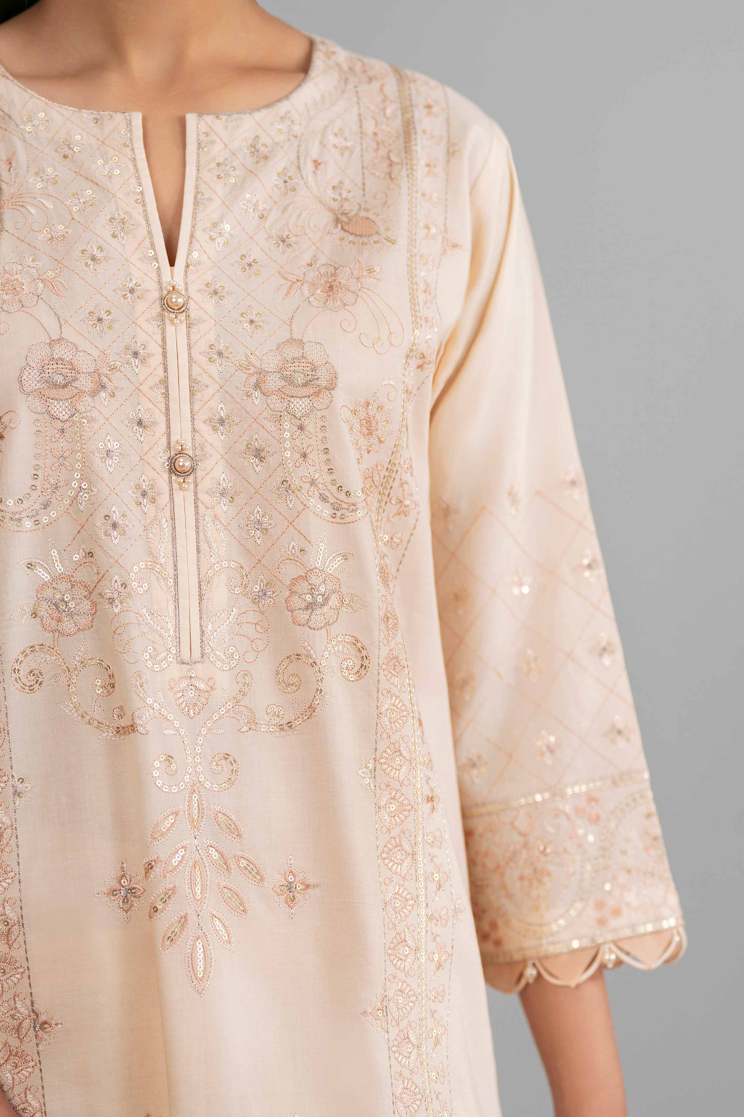 3 Piece - Embroidered Suit - 42619953 for Women - Ready to Stitch Collection | Nishat | Shop Online