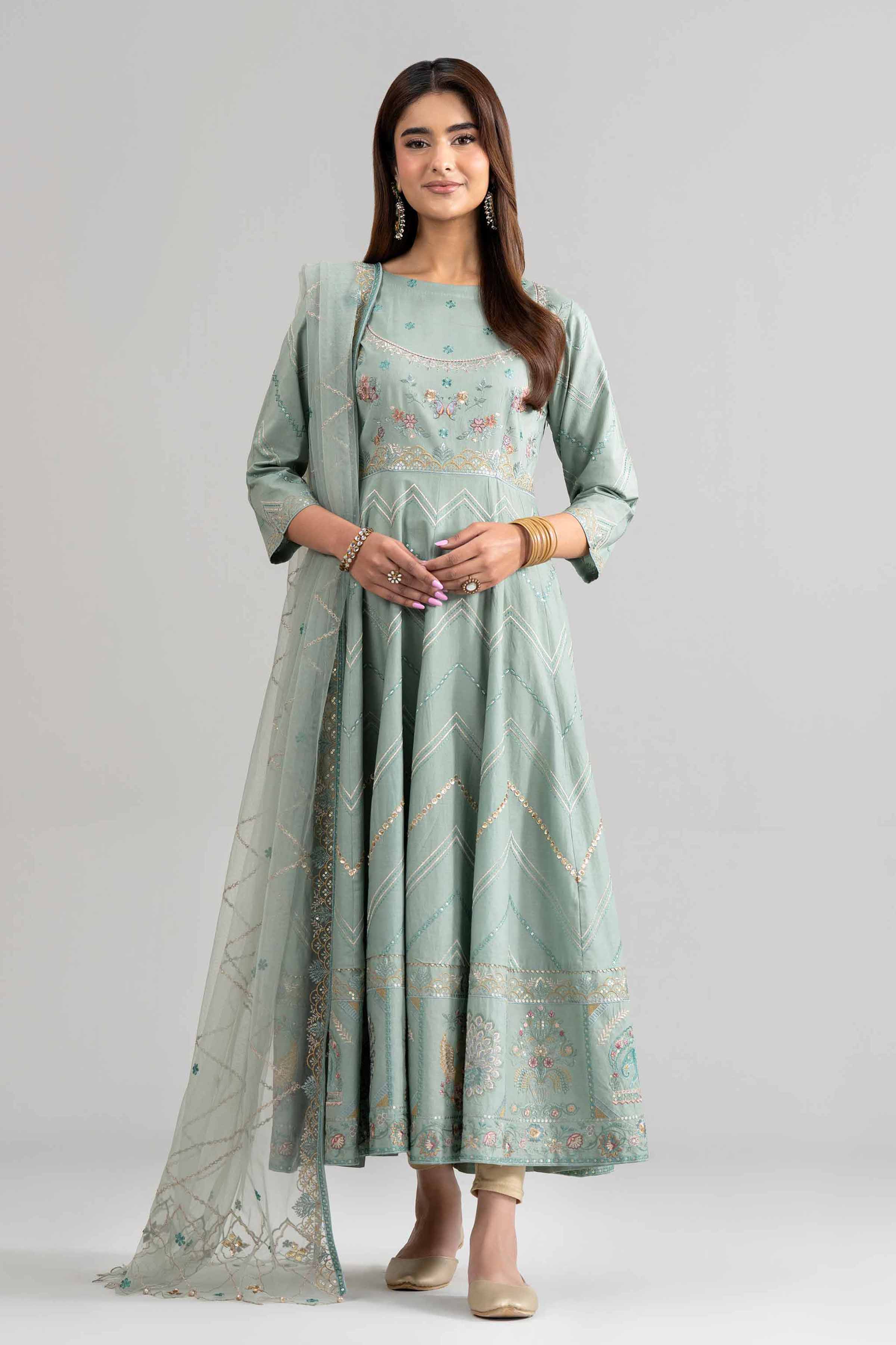 2 Piece - Embroidered Suit - 42619954 for Women - Ready to Stitch Collection | Nishat | Shop Online