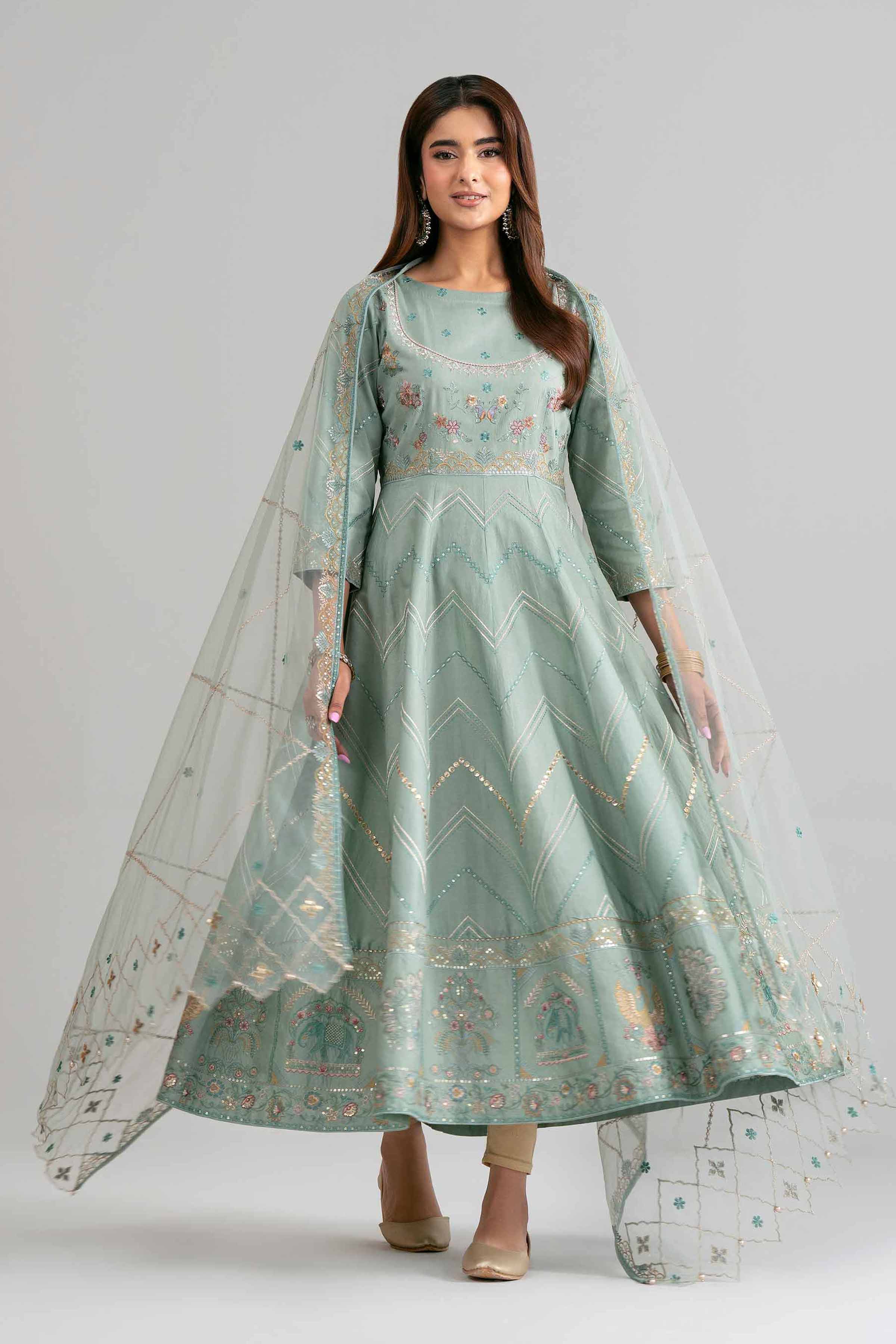2 Piece - Embroidered Suit - 42619954 for Women - Ready to Stitch Collection | Nishat | Shop Online