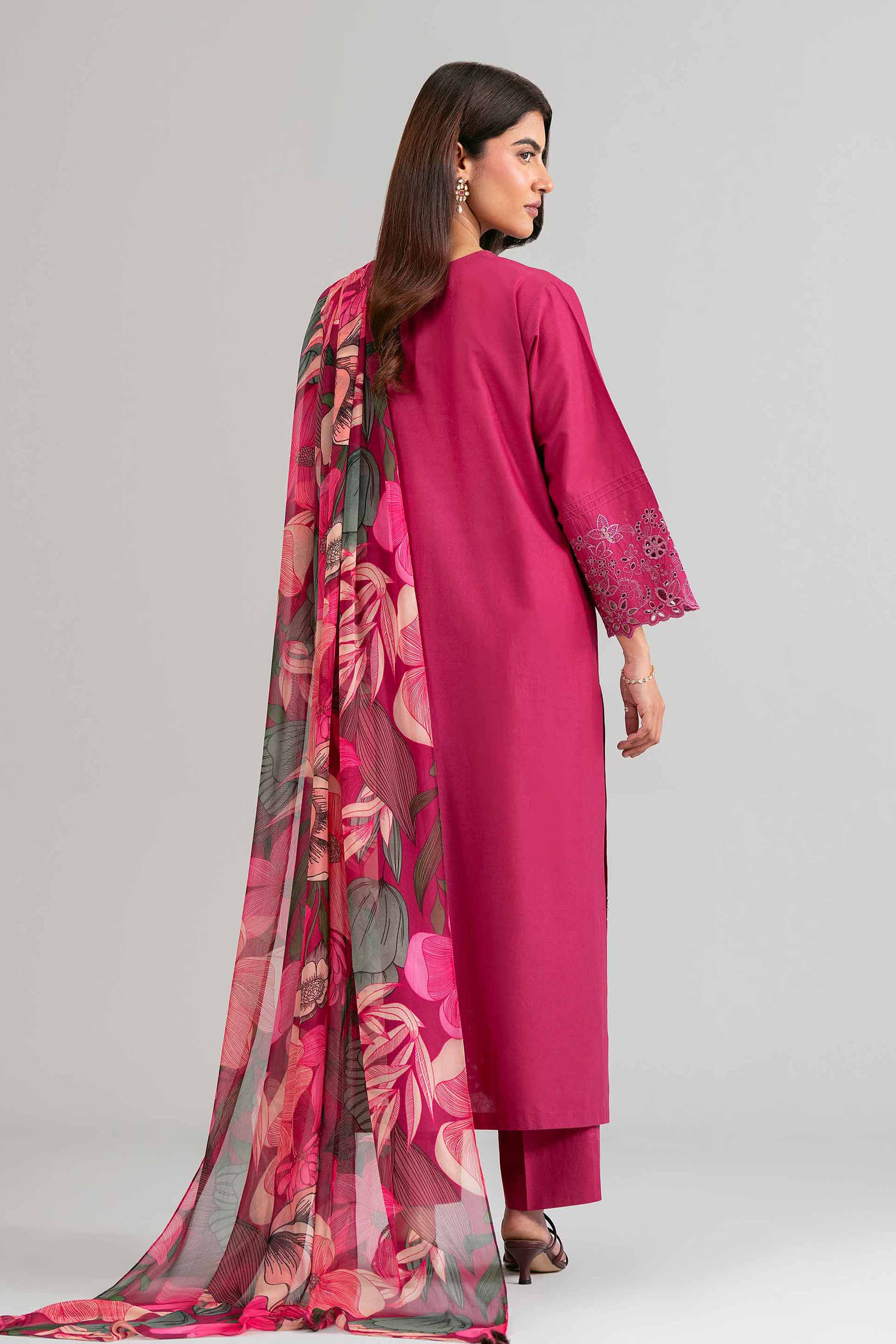 3 Piece - Printed Embroidered Suit - 42619956 for Women - Ready to Stitch Collection | Nishat | Shop Online