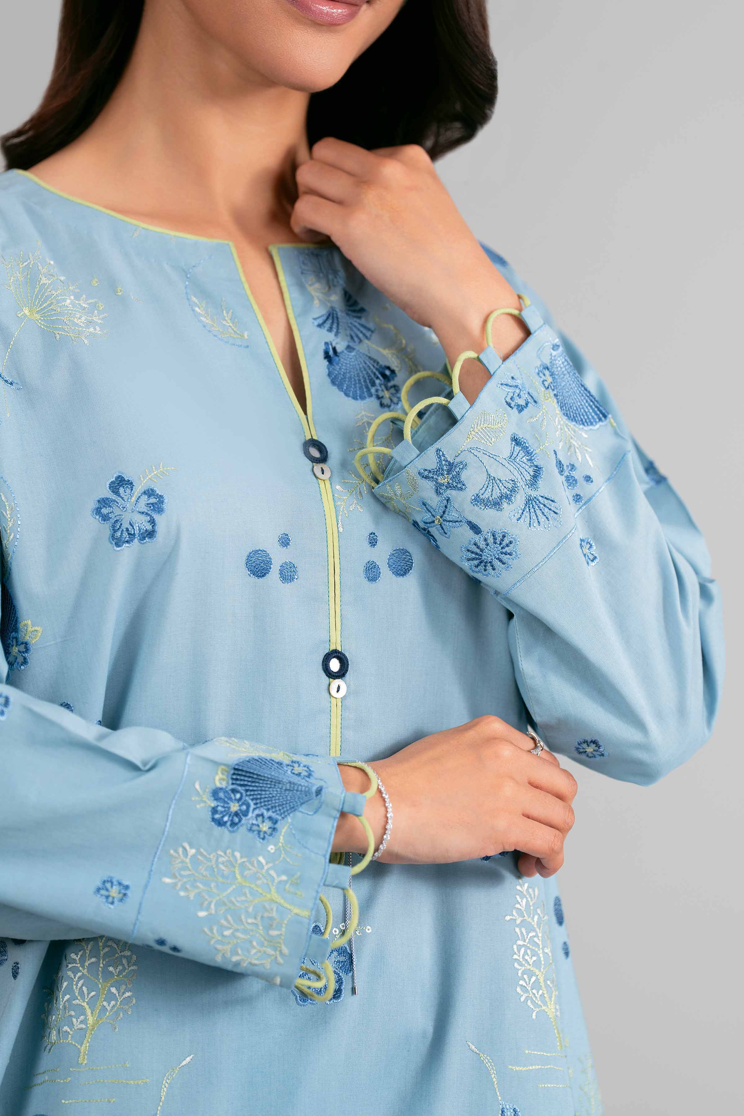 3 Piece - Embroidered Suit - 42619960 for Women - Ready to Stitch Collection | Nishat | Shop Online