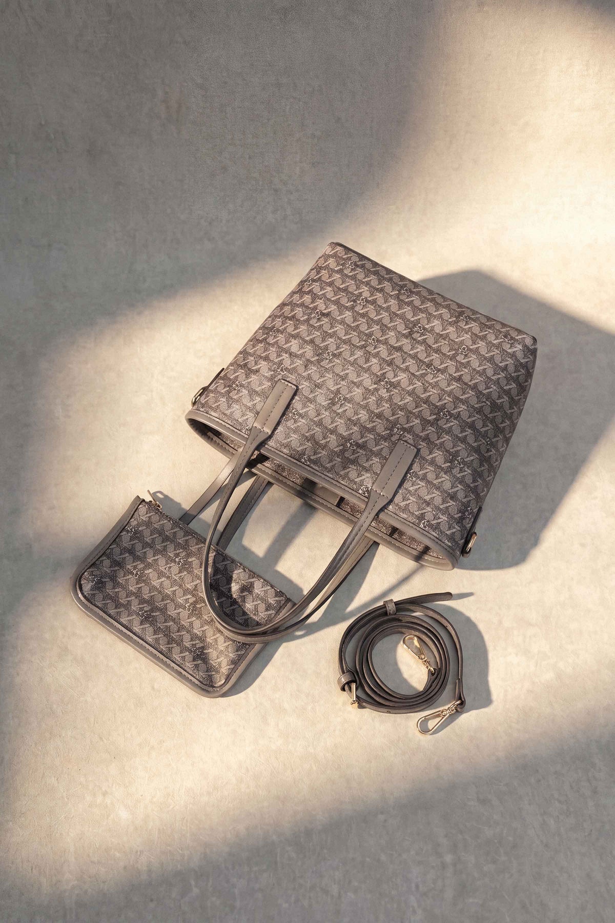 Grey Shoulder Bag-449372130 (Shoot Issue) - for Women - Bag Collection | Nishat | Shop Online