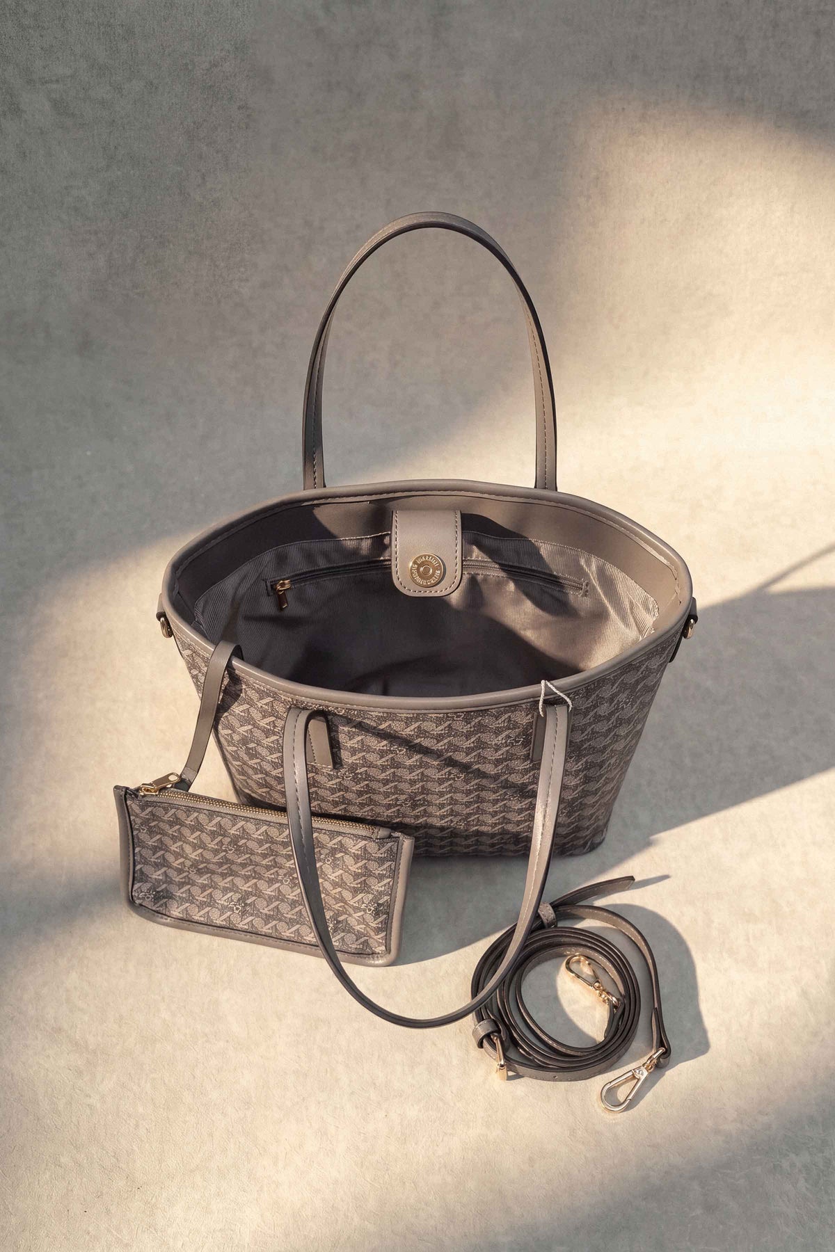Grey Shoulder Bag-449372130 (Shoot Issue) - for Women - Bag Collection | Nishat | Shop Online