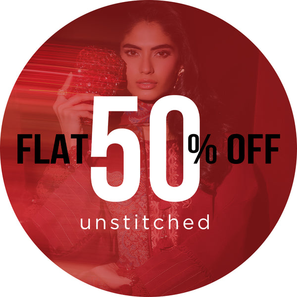 Unstitched Flat 50%