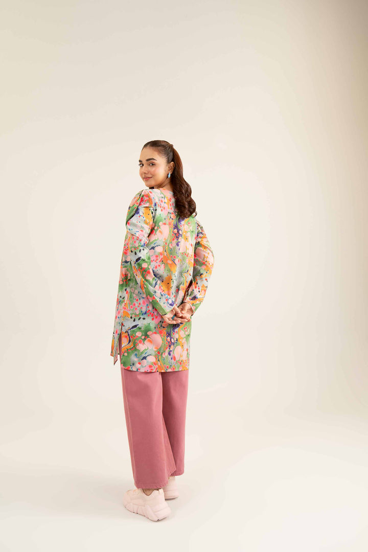 Multi Silk Printed Winter Tunic