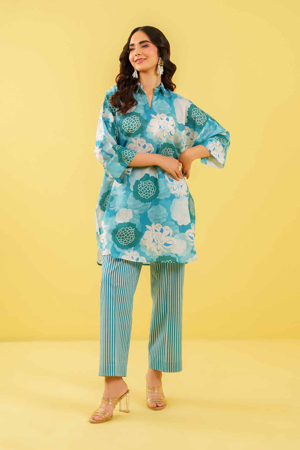 2 Piece - Printed Suit - AS24-52