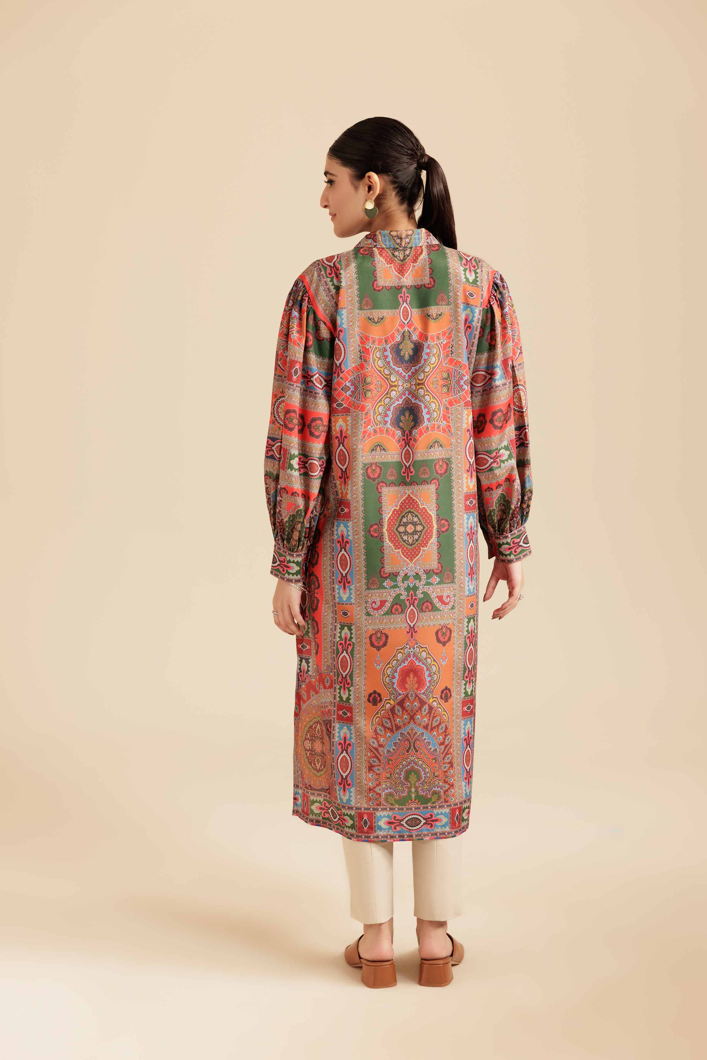 Printed Tunic - AS25-103 for Women - Pret Collection | Nishat | Shop Online