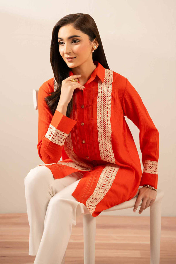 Basic Tunic - AS25-106 for Women - Pret Collection | Nishat | Shop Online