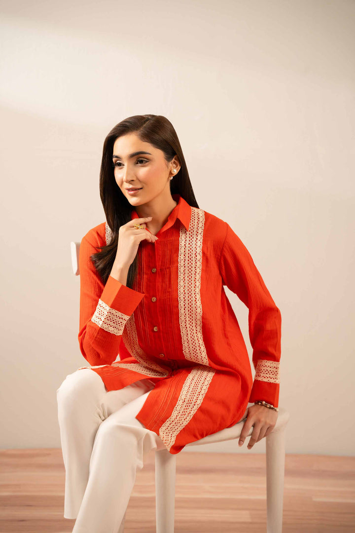 Basic Tunic - AS25-106 for Women - Pret Collection | Nishat | Shop Online