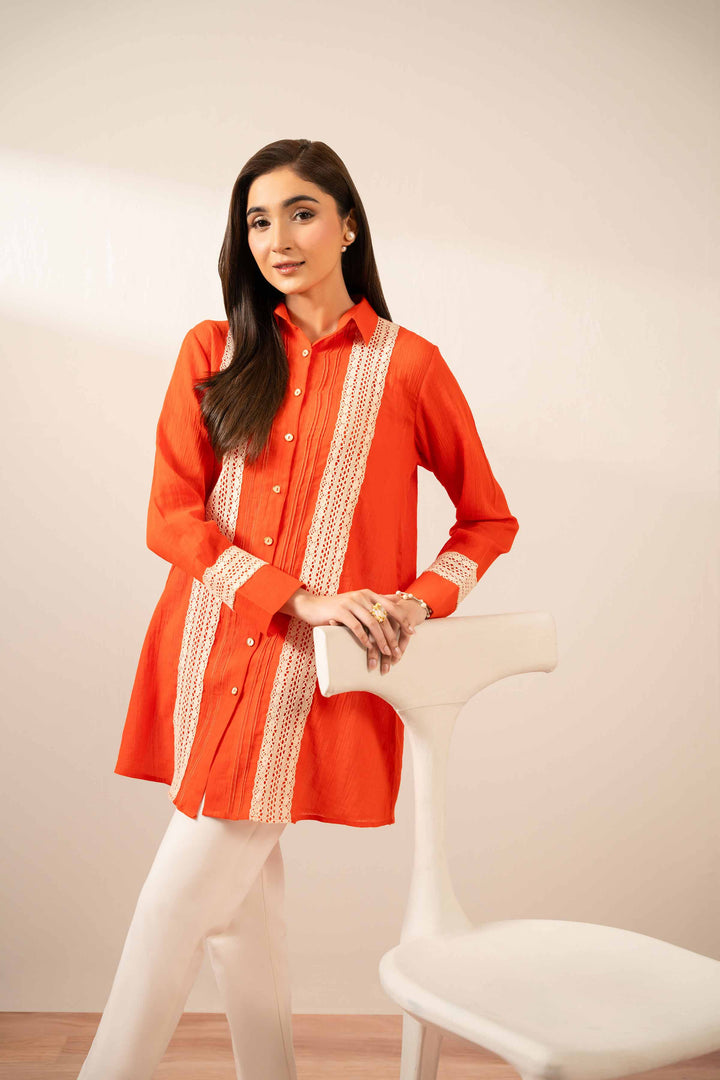 Basic Tunic - AS25-106 for Women - Pret Collection | Nishat | Shop Online