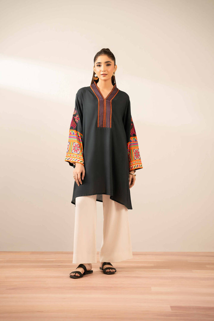 Printed Embroidered Tunic - AS25-107 for Women - Pret Collection | Nishat | Shop Online