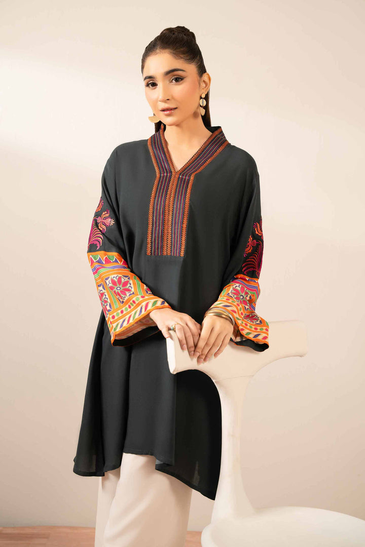 Printed Embroidered Tunic - AS25-107 for Women - Pret Collection | Nishat | Shop Online
