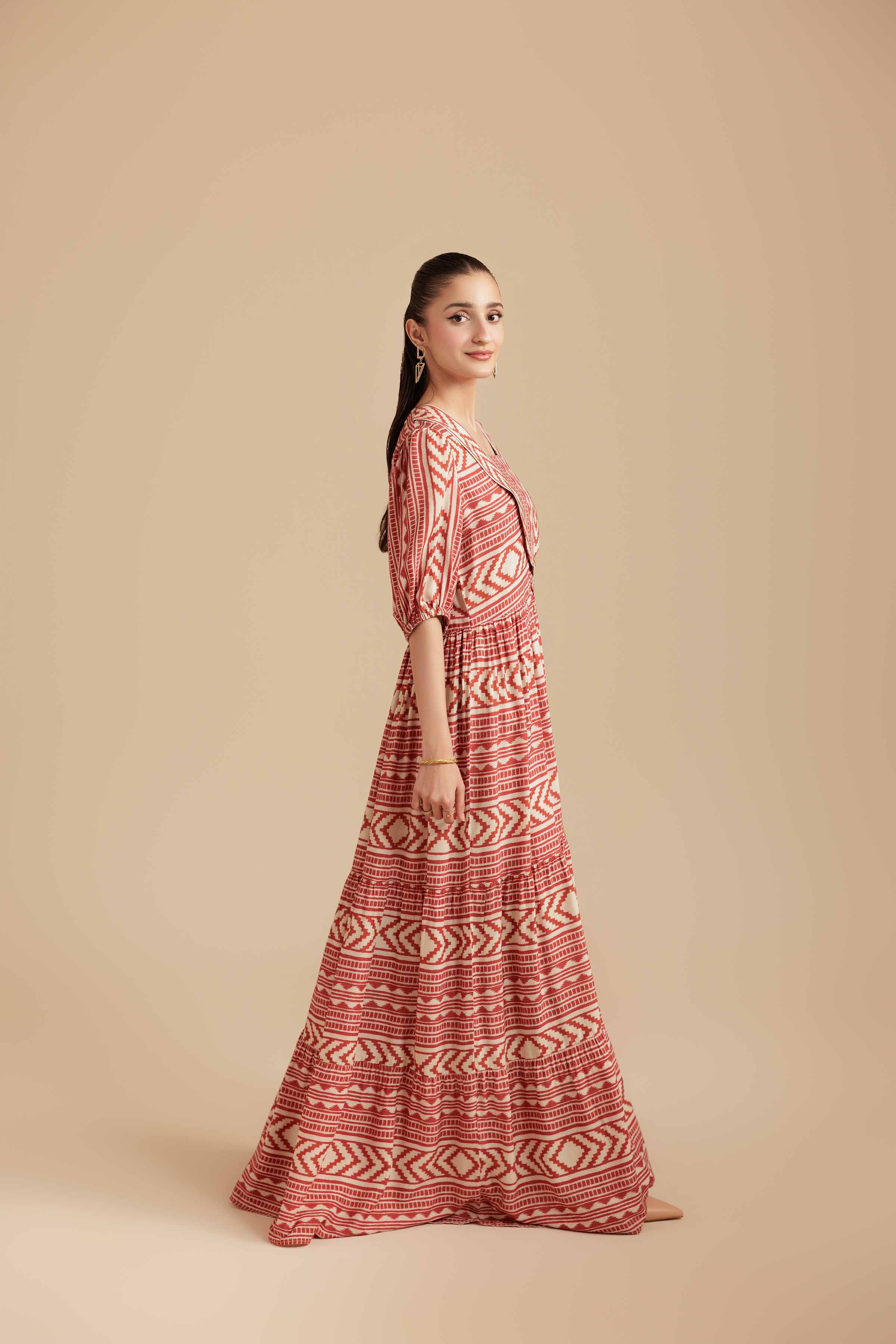Printed Dress - AS25-114 for Women - Pret Collection | Nishat | Shop Online