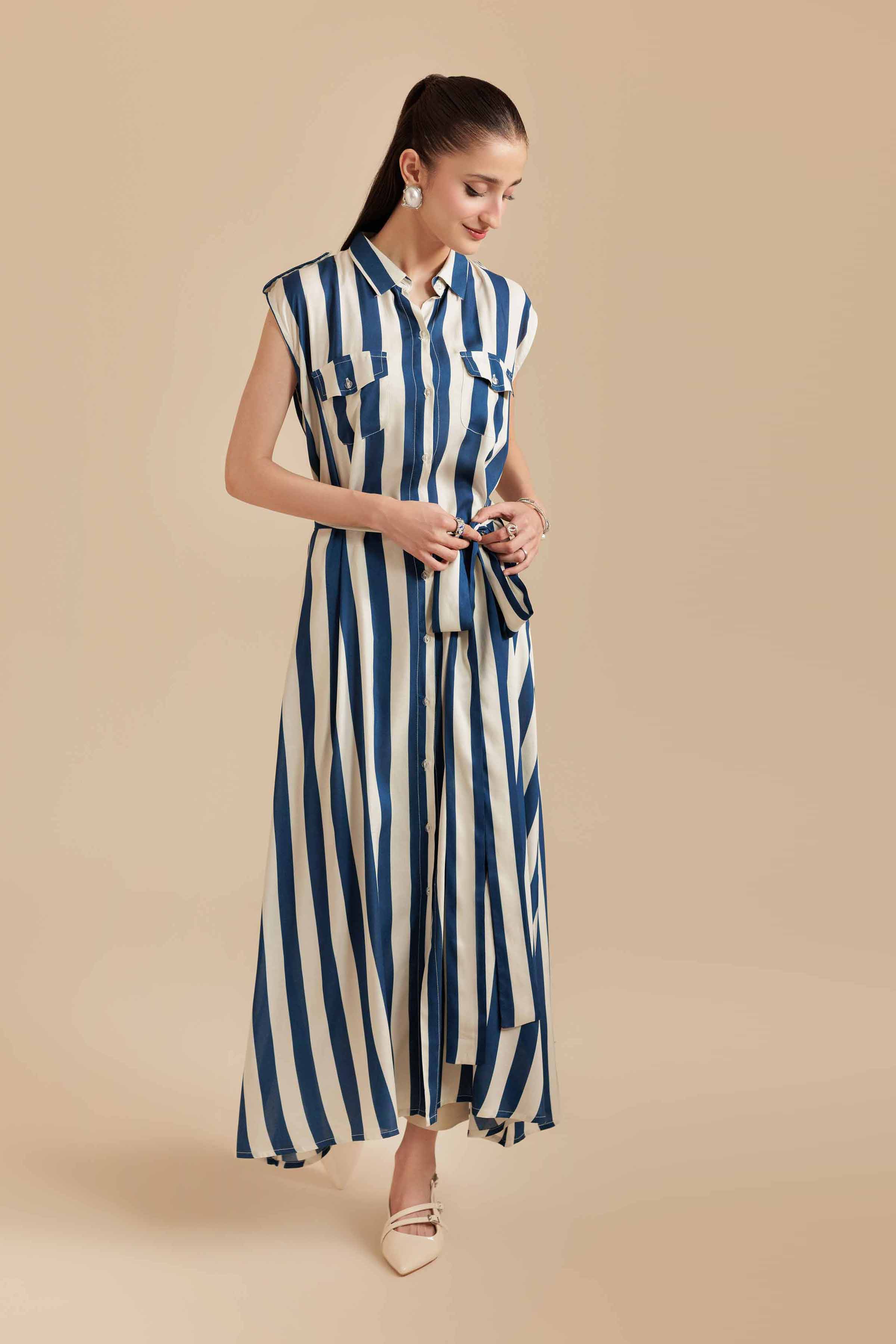 Printed Dress - AS25-115 for Women - Pret Collection | Nishat | Shop Online