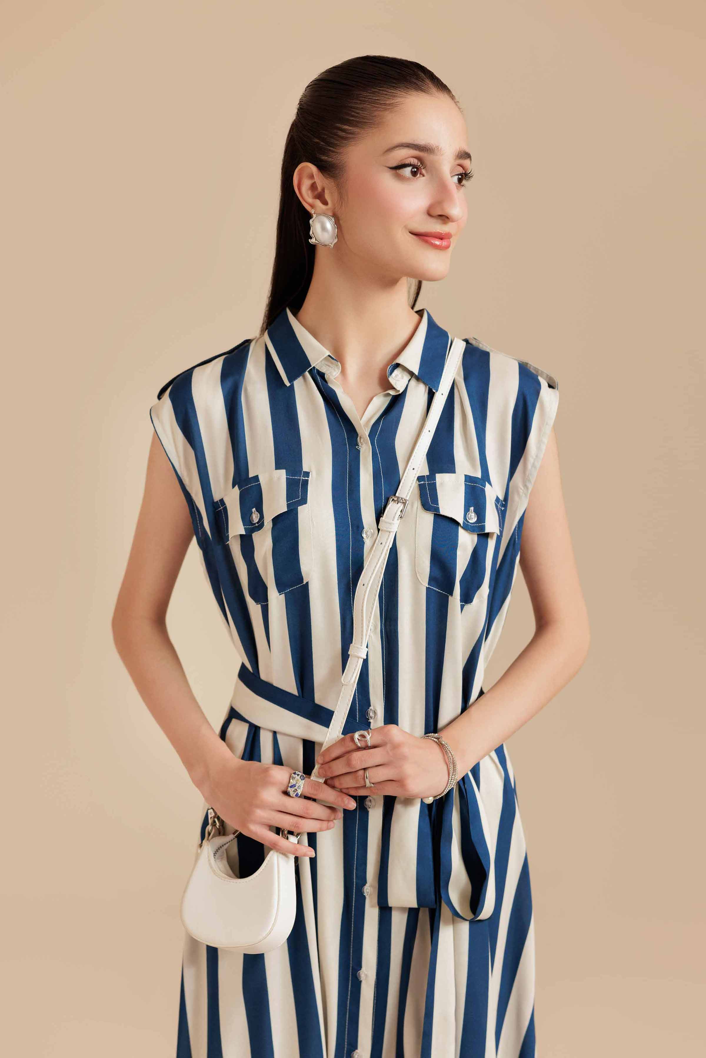 Printed Dress - AS25-115 for Women - Pret Collection | Nishat | Shop Online