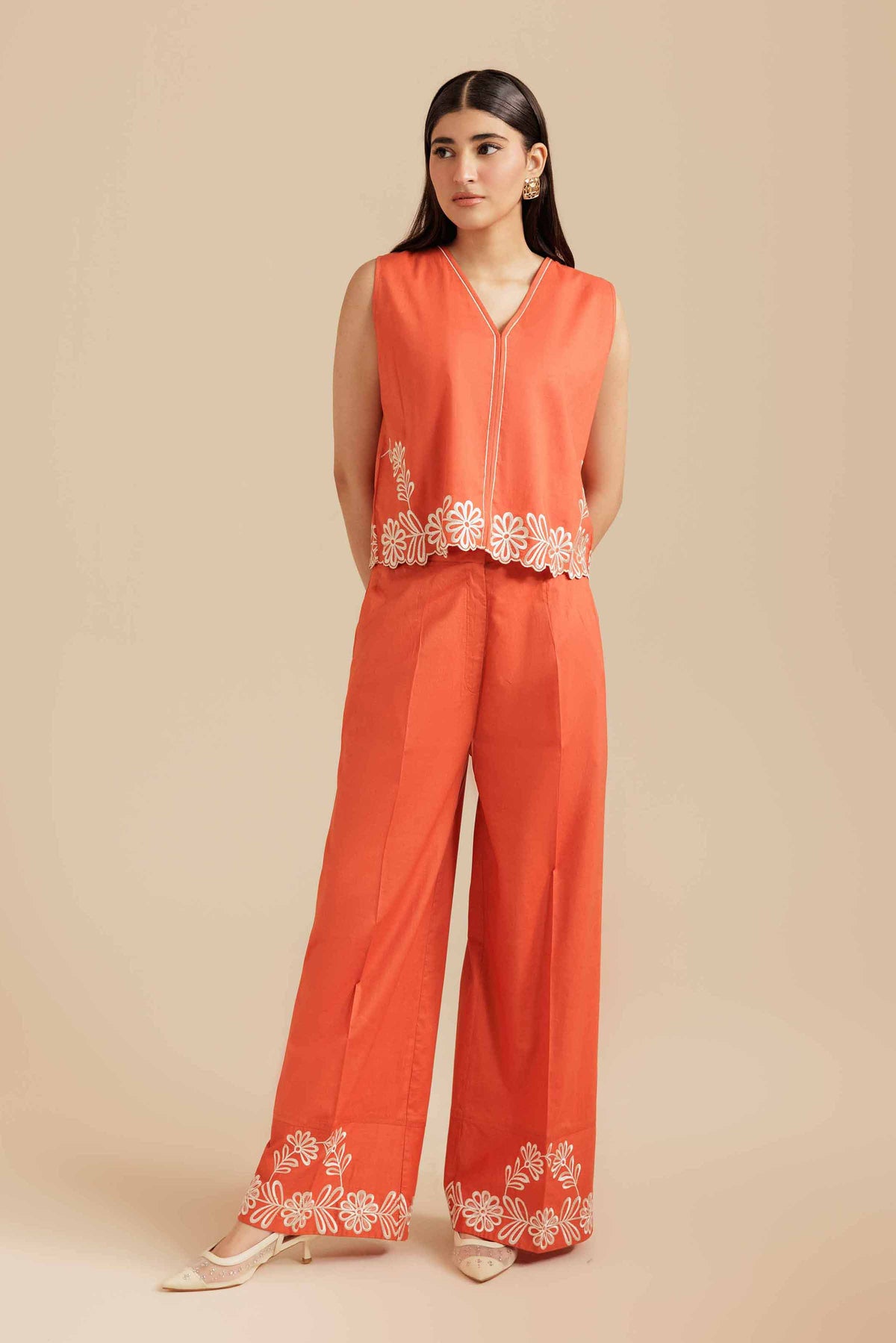 2 Piece - Embroidered Suit - AS25-117 for Women - Pret Collection | Nishat | Shop Online