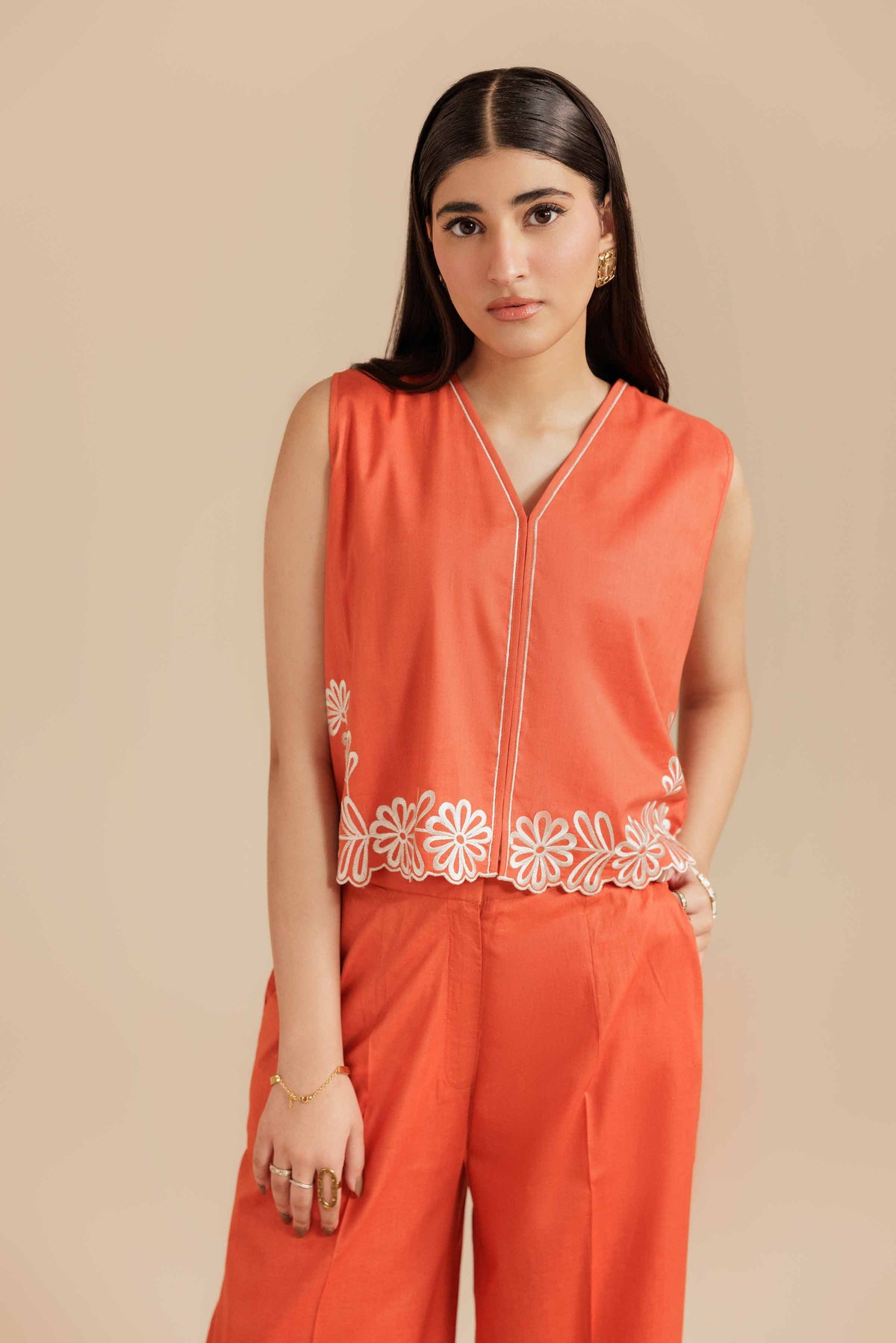 2 Piece - Embroidered Suit - AS25-117 for Women - Pret Collection | Nishat | Shop Online
