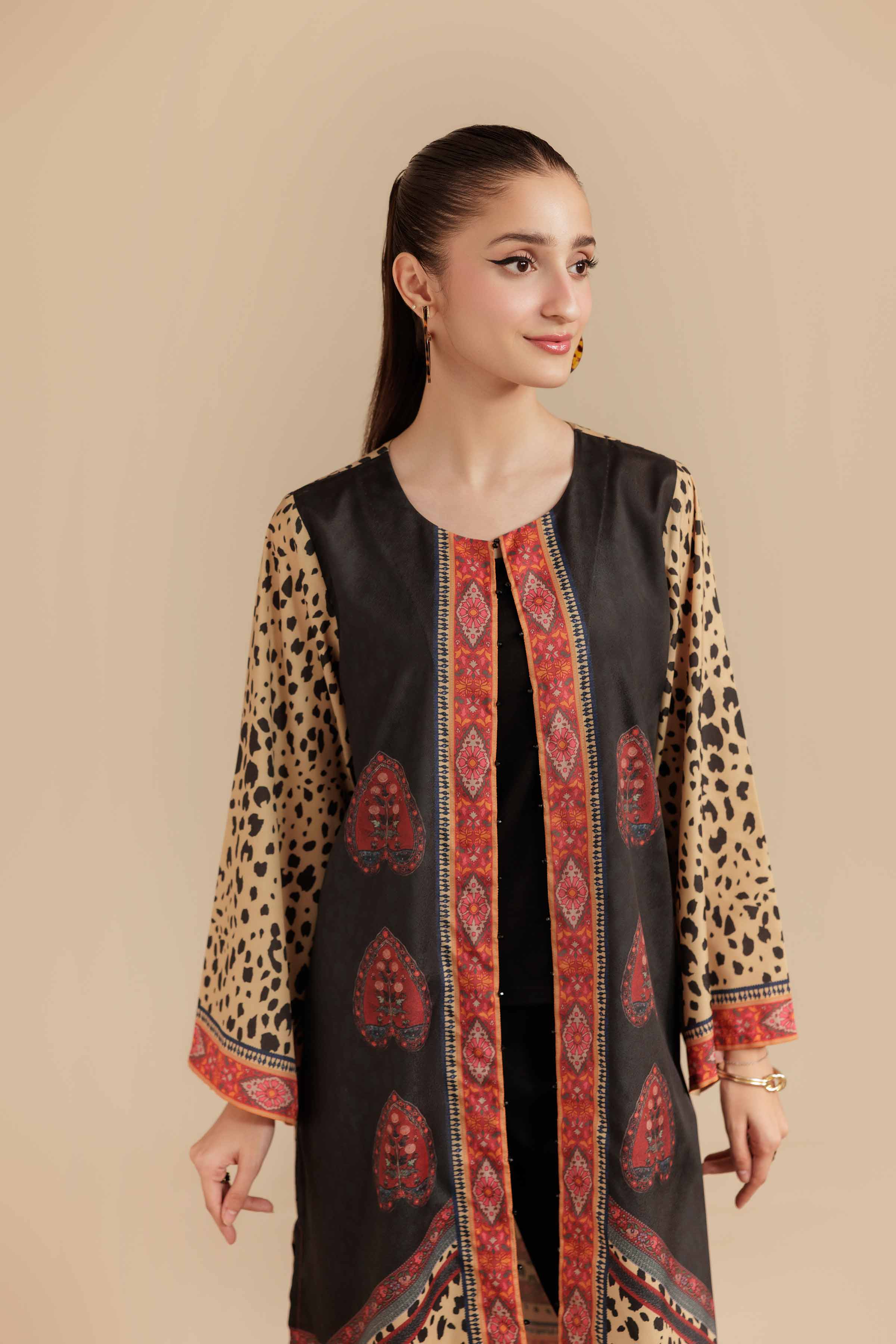 Printed Jacket - AS25-118 for Women - Pret Collection | Nishat | Shop Online