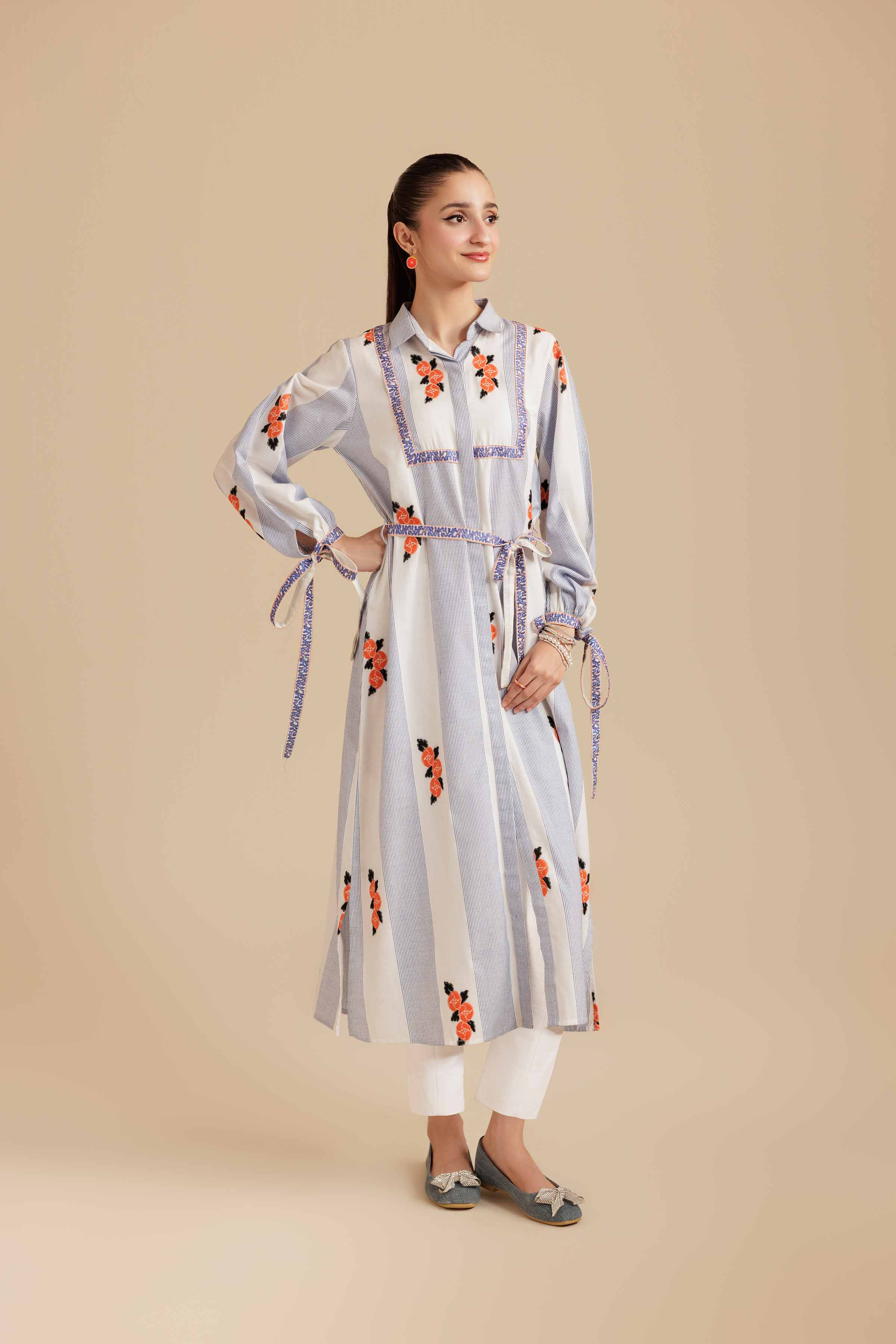 Embroidered Dress - AS25-122 for Women - Pret Collection | Nishat | Shop Online