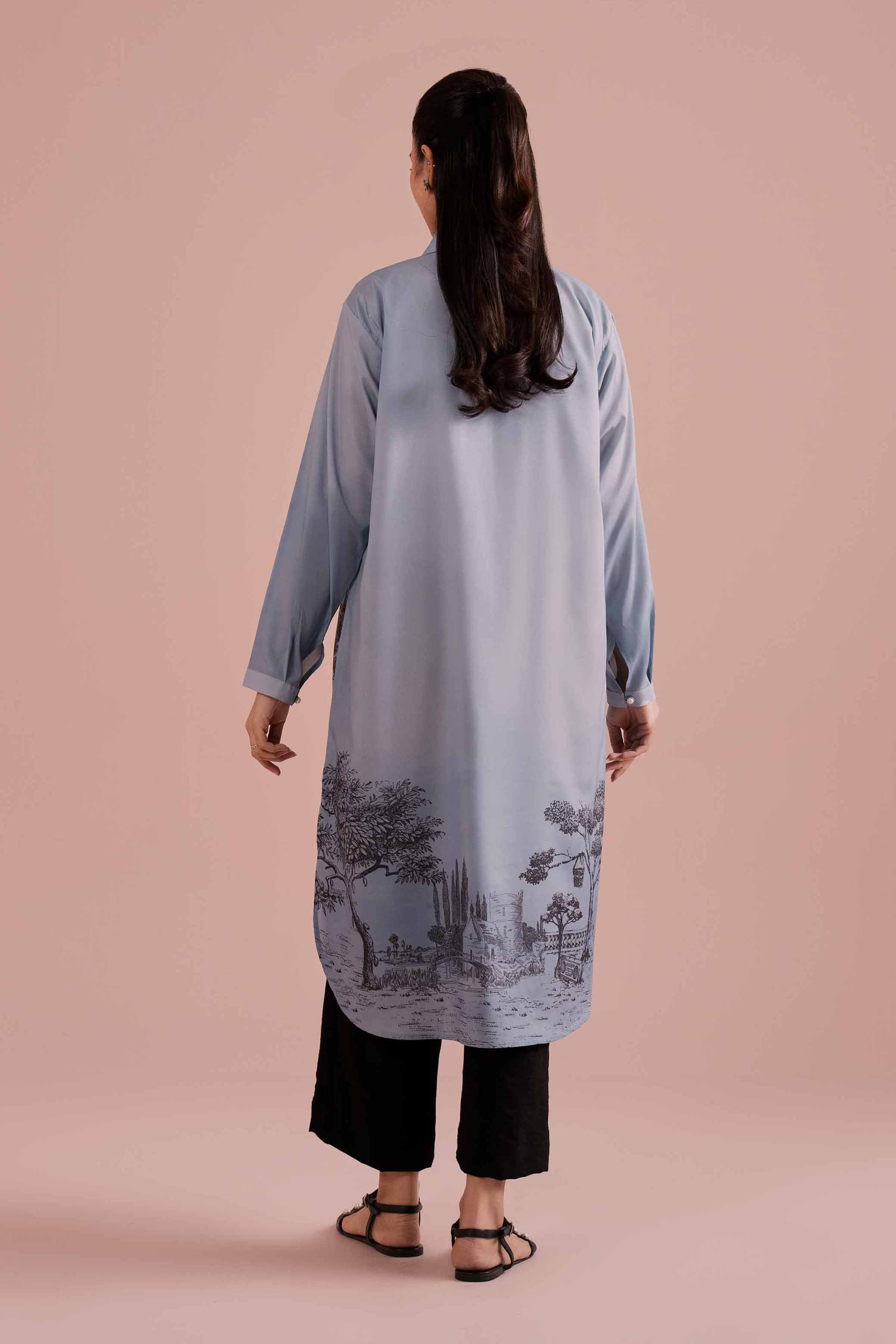 Printed Tunic - AS26-11 for Women - Pret Collection | Nishat | Shop Online