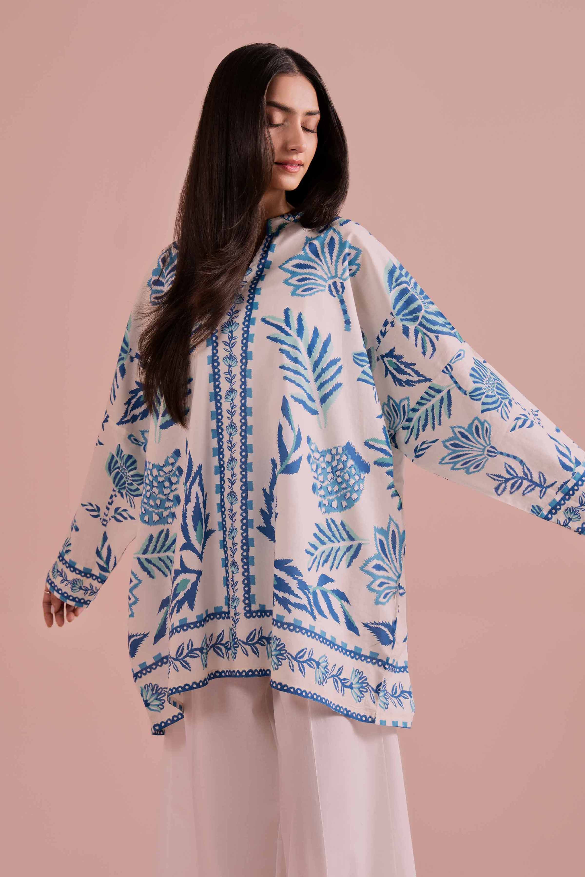 Printed Tunic - AS26-13 for Women - Pret Collection | Nishat | Shop Online