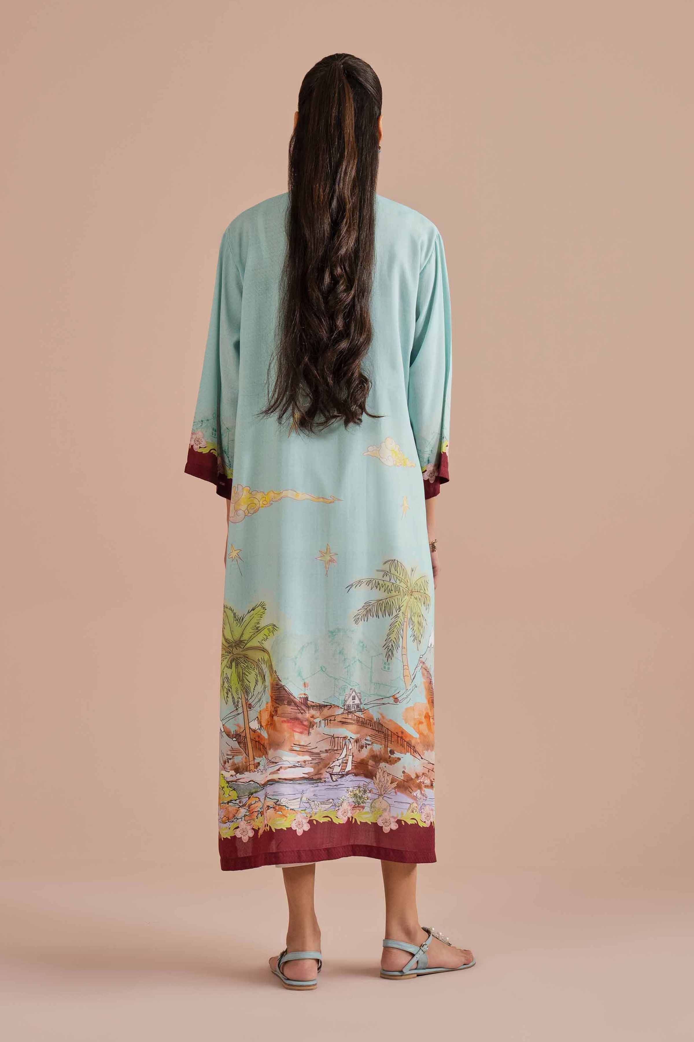 Printed Dress - AS26-14 for Women - Pret Collection | Nishat | Shop Online