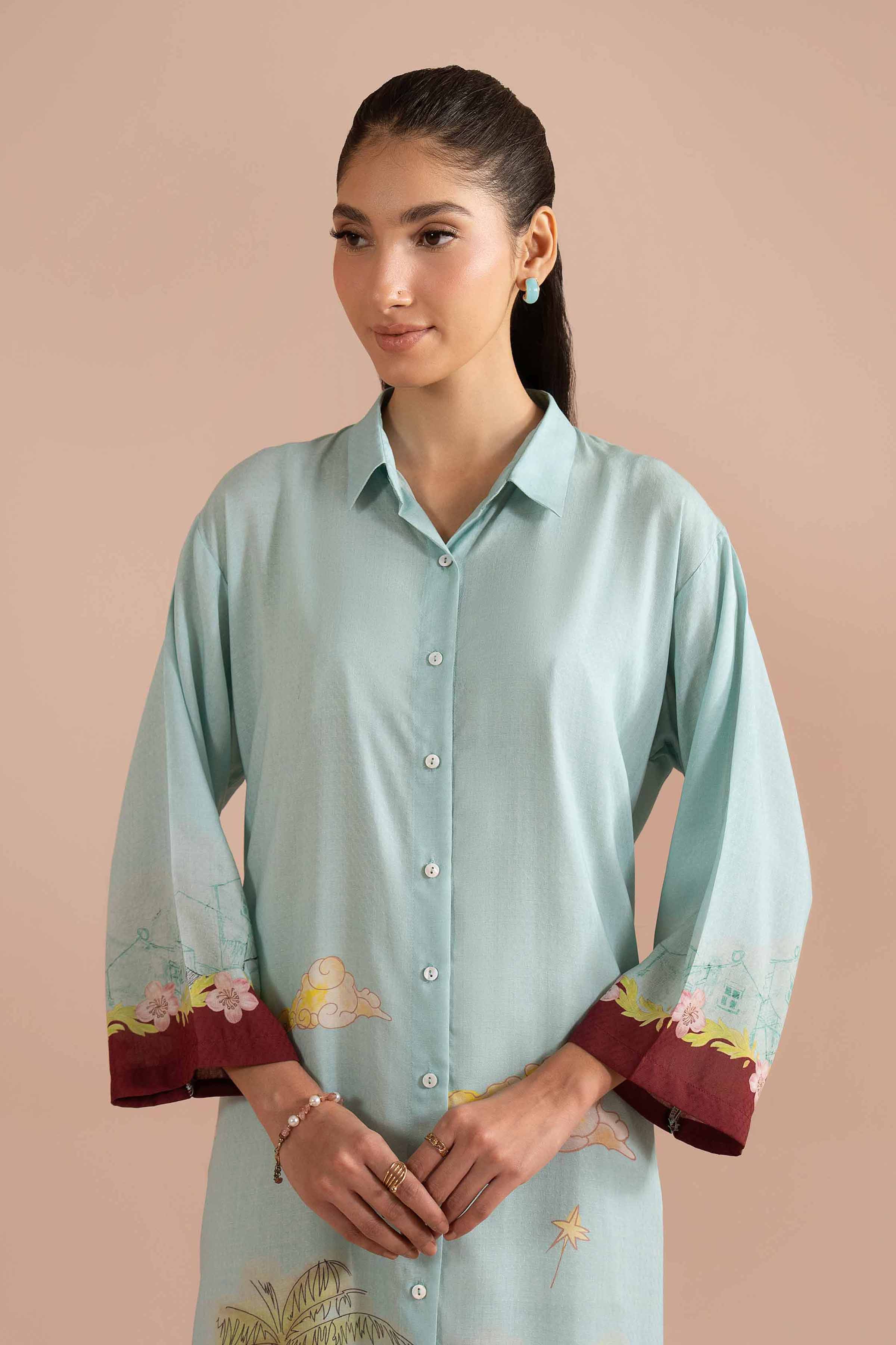 Printed Dress - AS26-14 for Women - Pret Collection | Nishat | Shop Online