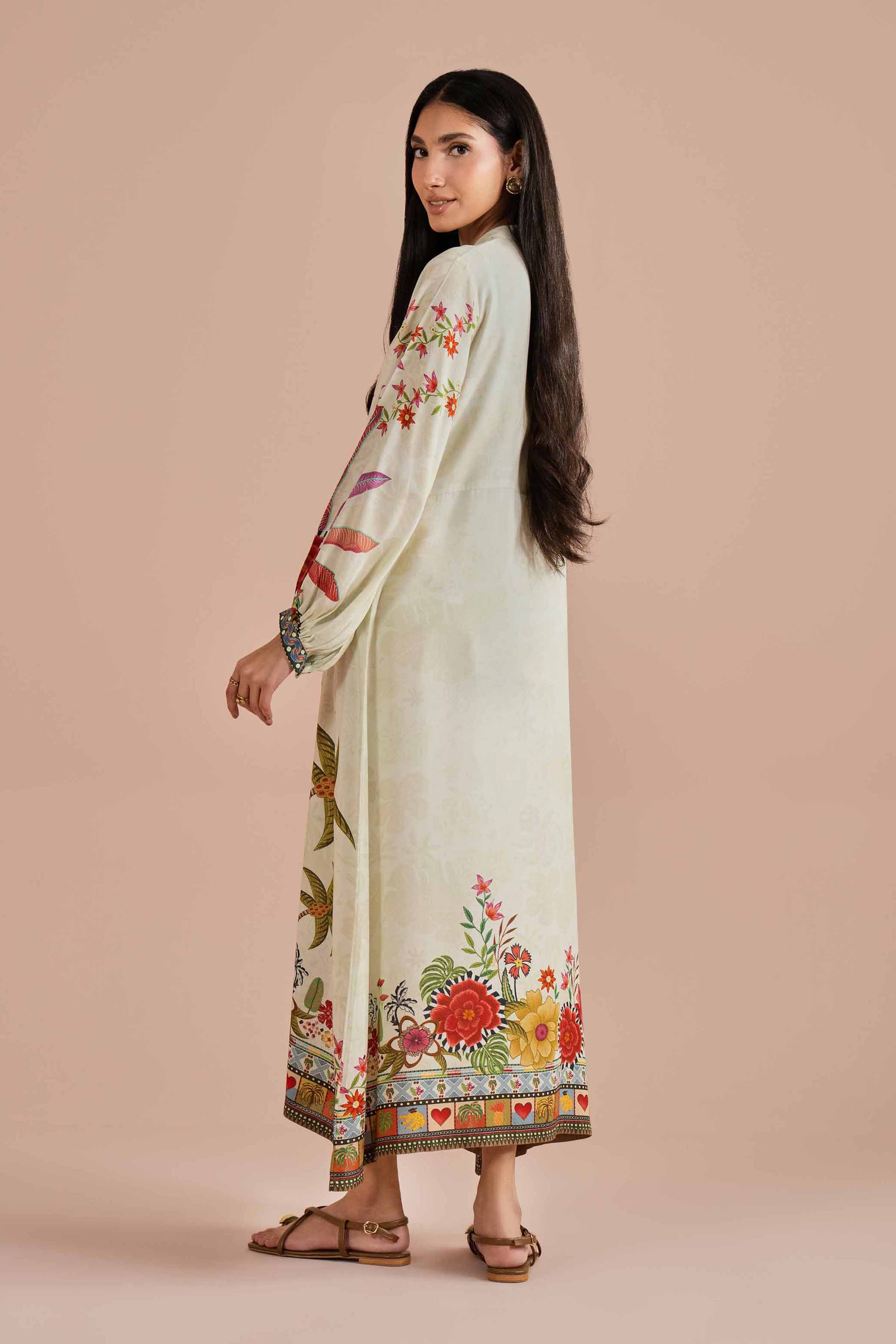Printed Dress - AS26-15 for Women - Pret Collection | Nishat | Shop Online