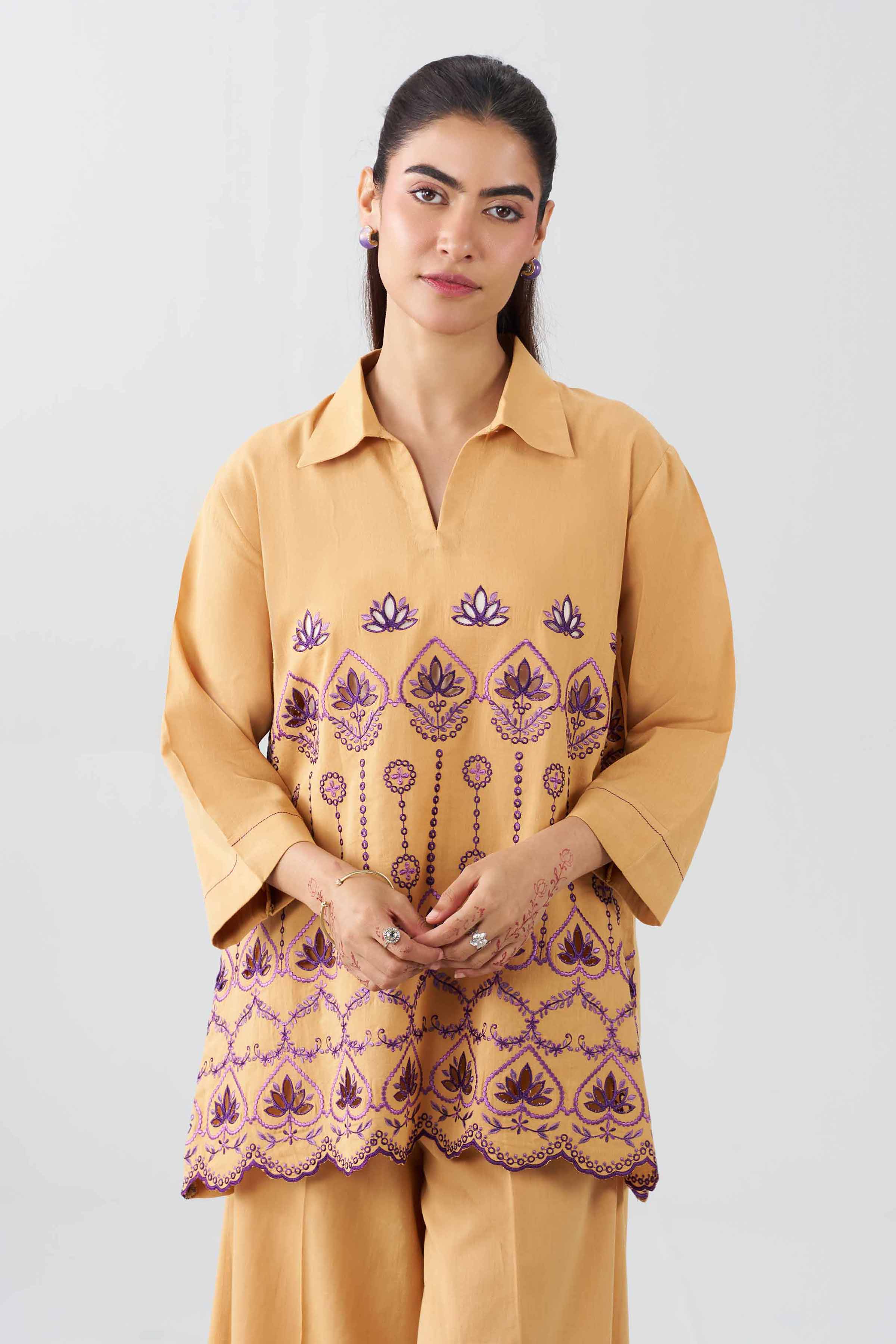 2 Piece - Embroidered Suit - AS26-28