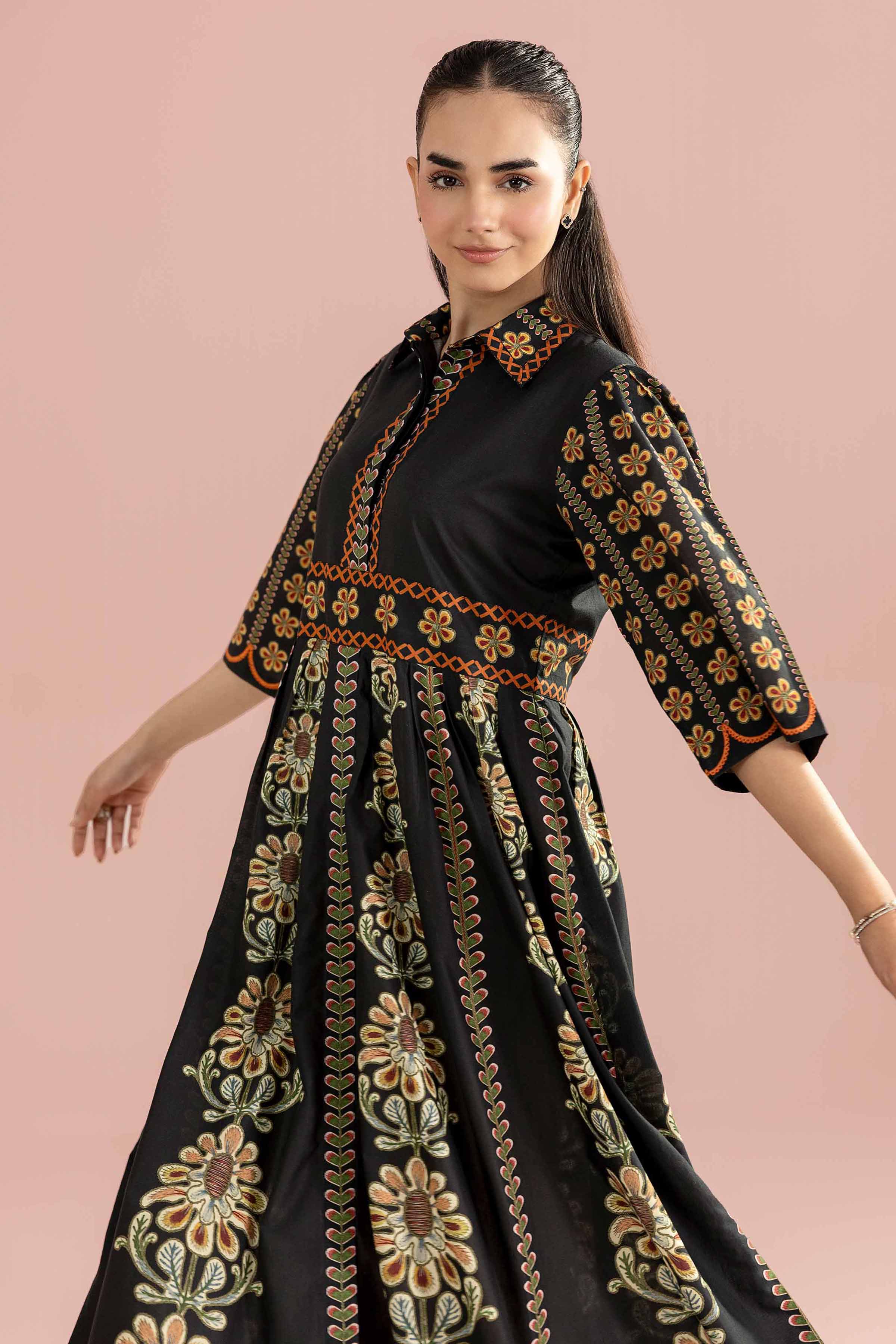 Printed Dress - AS26-34 for Women - Pret Collection | Nishat | Shop Online