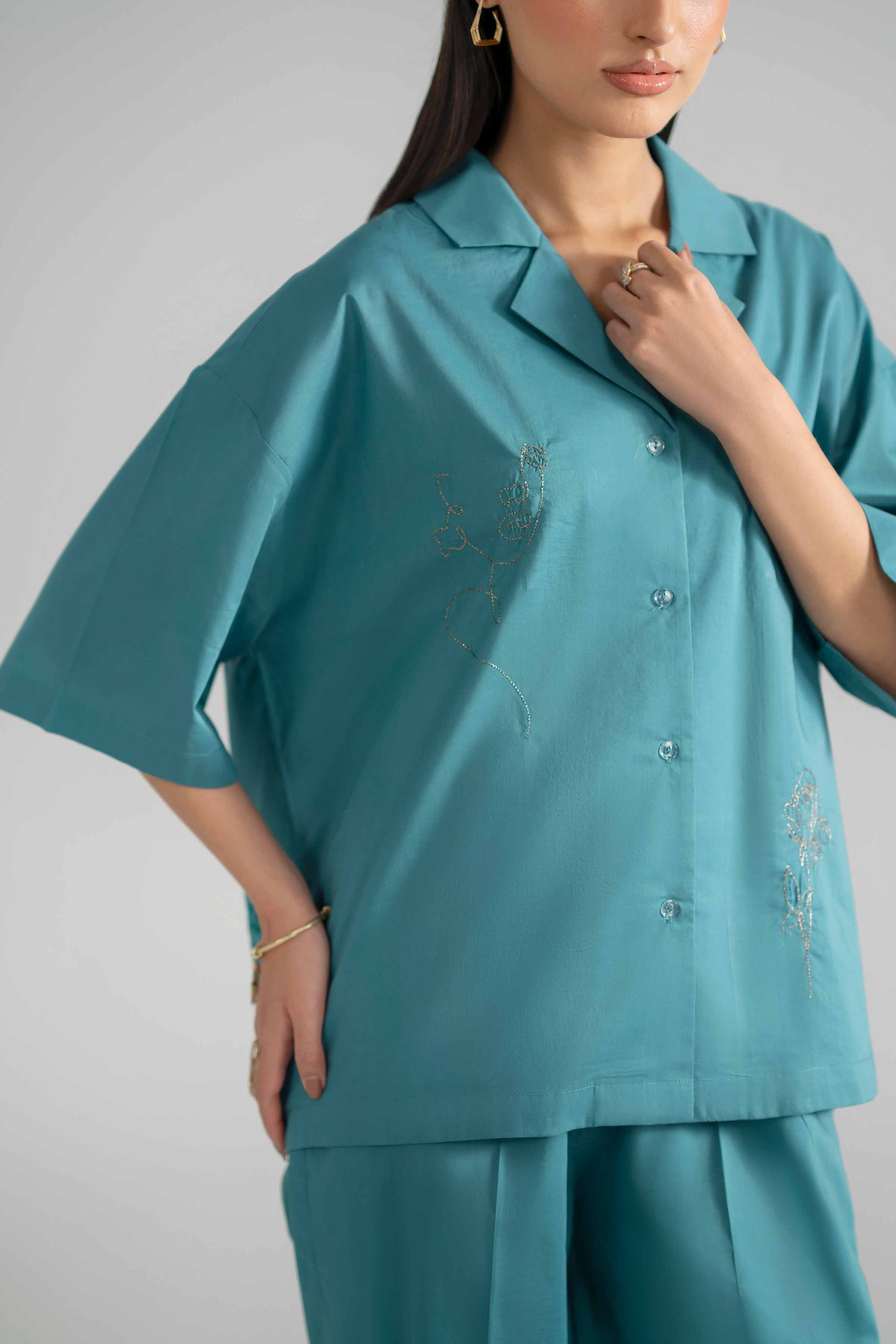 2 Piece - Embroidered Suit - AS26-39