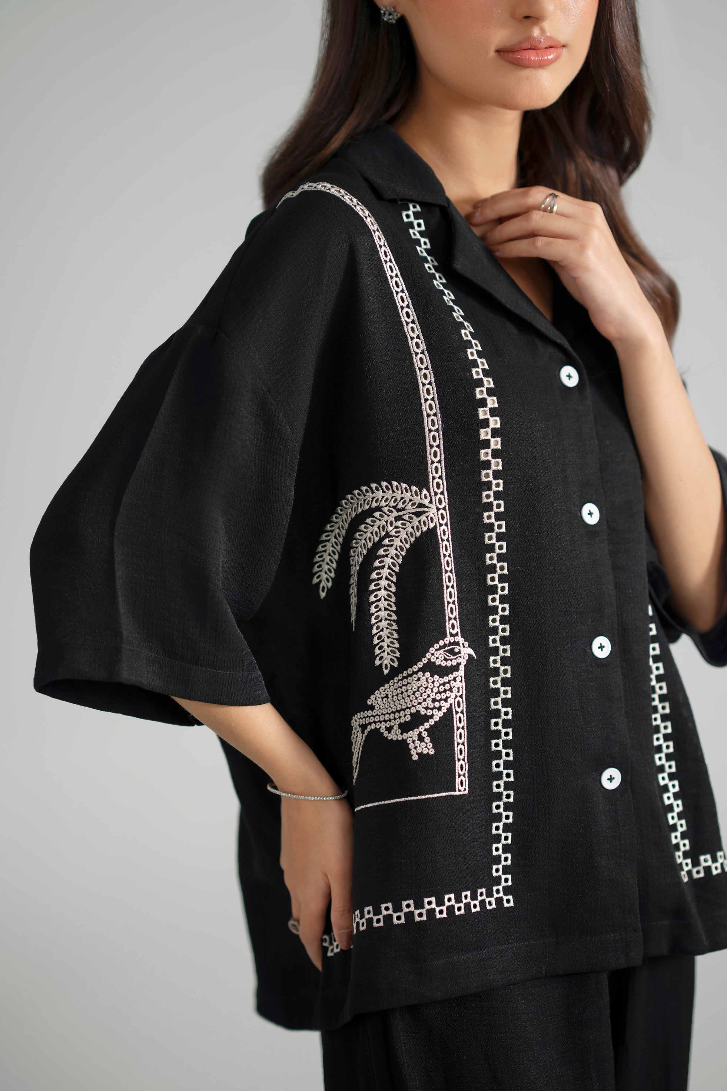 2 Piece - Embroidered Suit - AS26-40