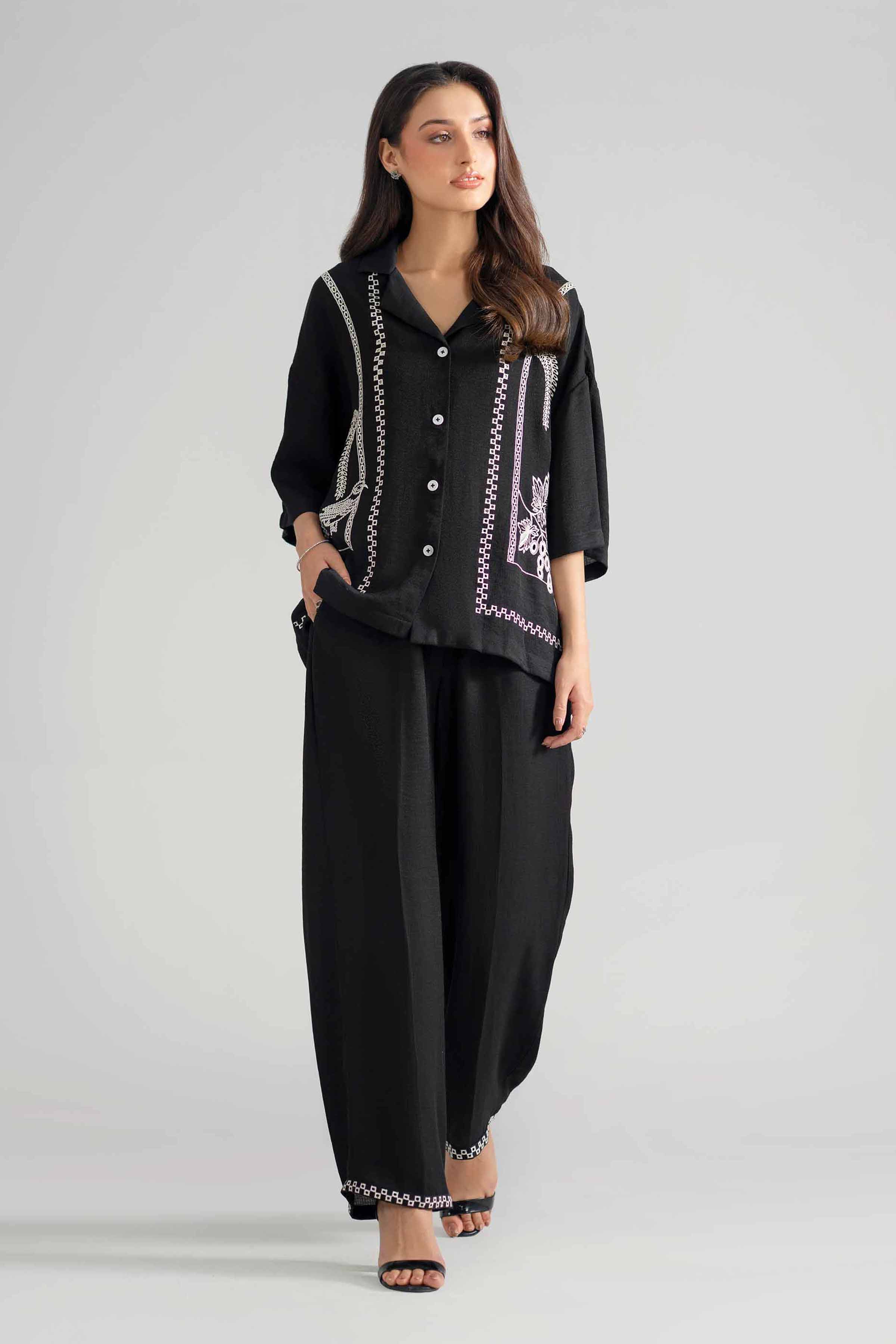 2 Piece - Embroidered Suit - AS26-40