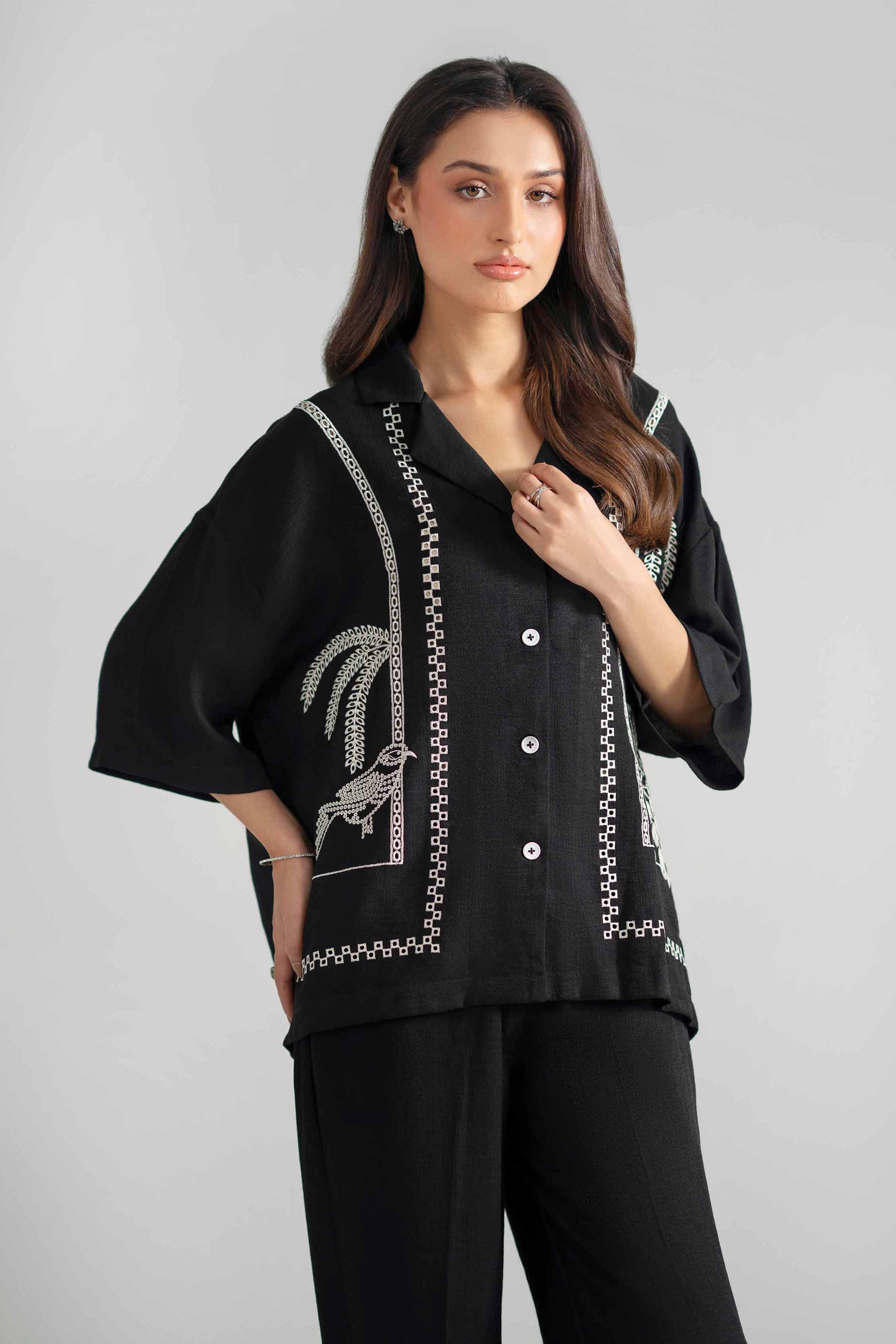 2 Piece - Embroidered Suit - AS26-40