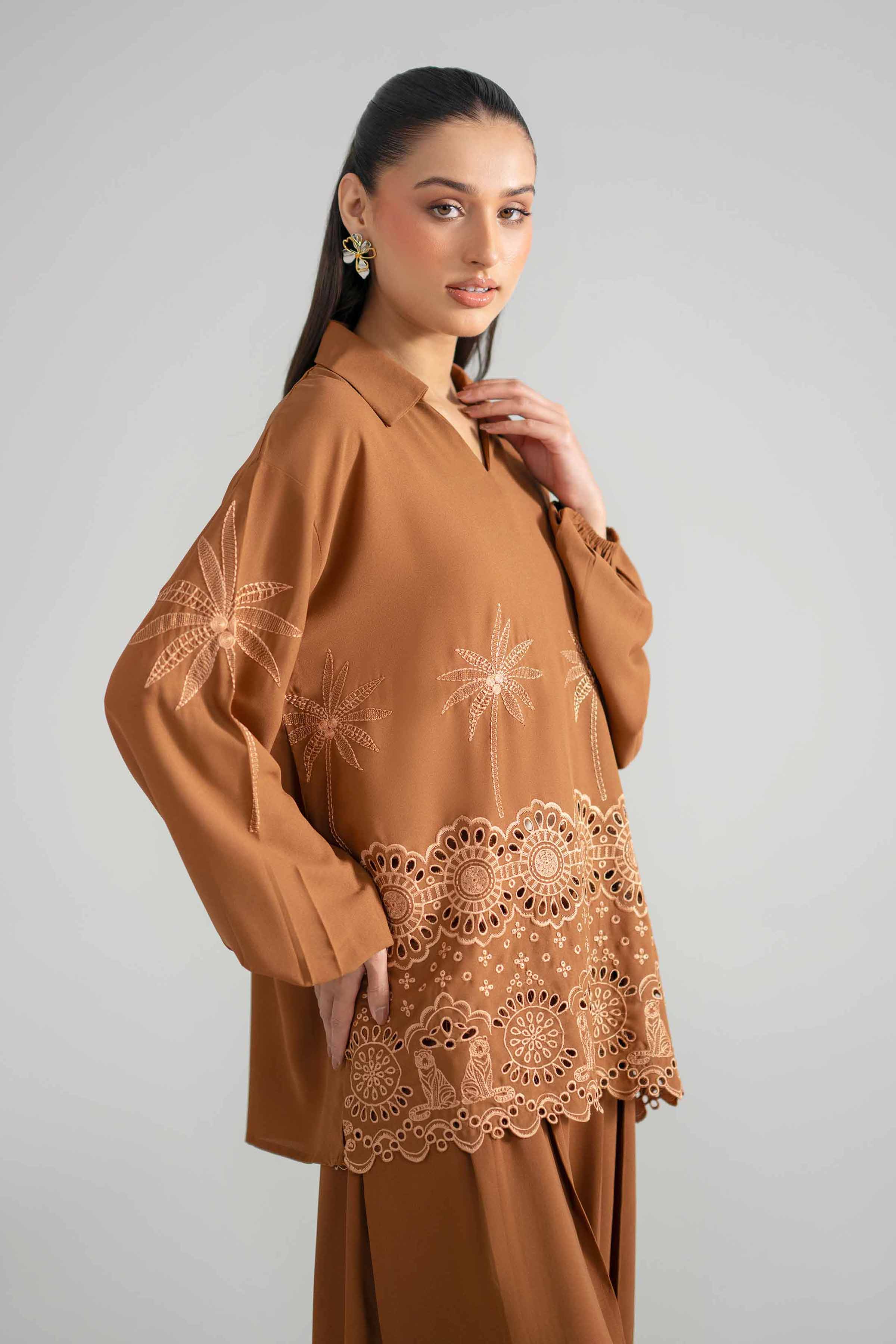 2 Piece - Embroidered Suit - AS26-55
