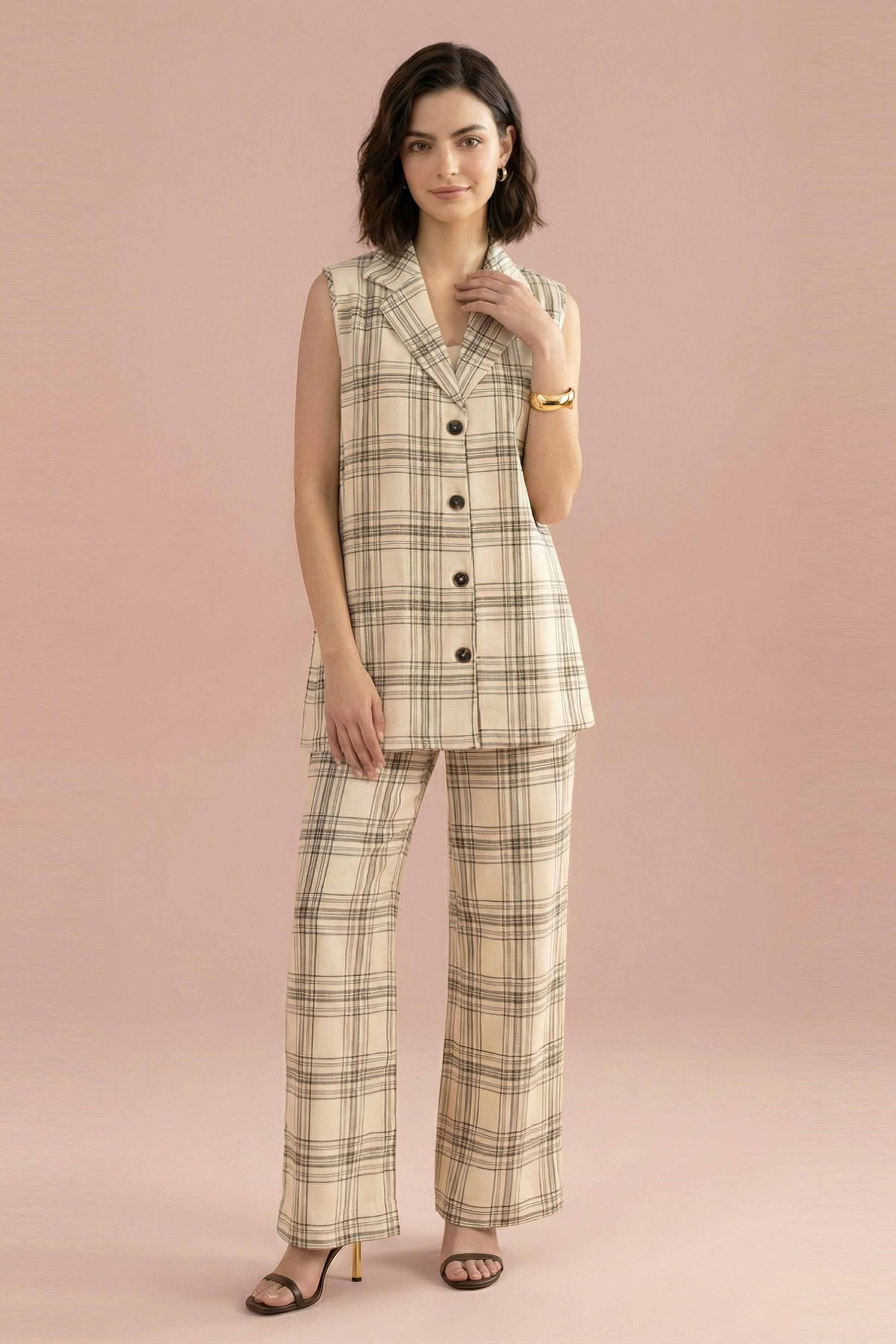 2 Piece - Printed Suit - AS26-59