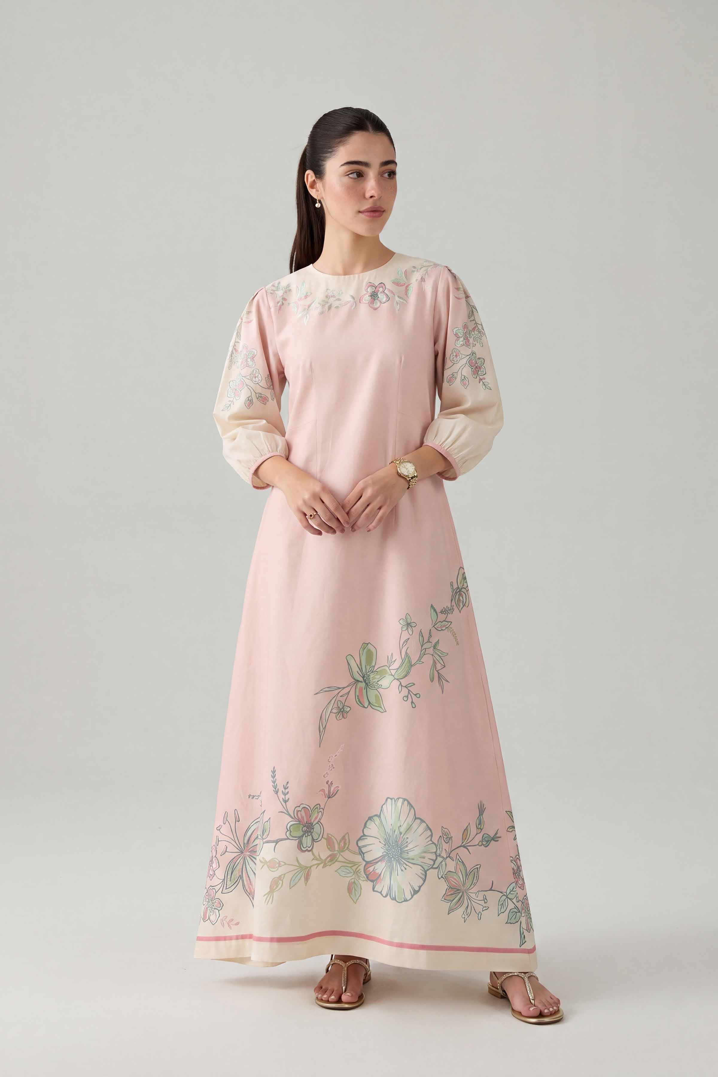 Printed Dress - AS26-94