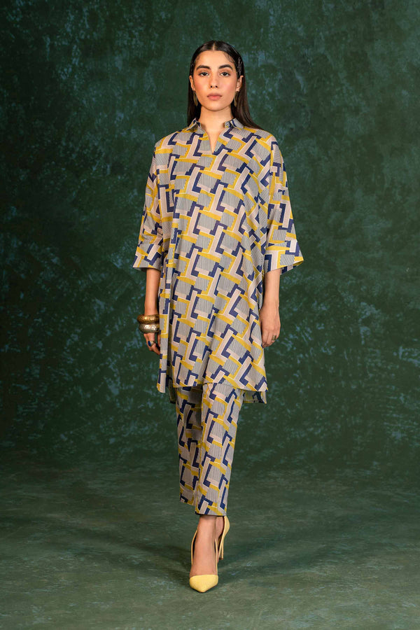 2 Piece - Printed Suit - AW23-06