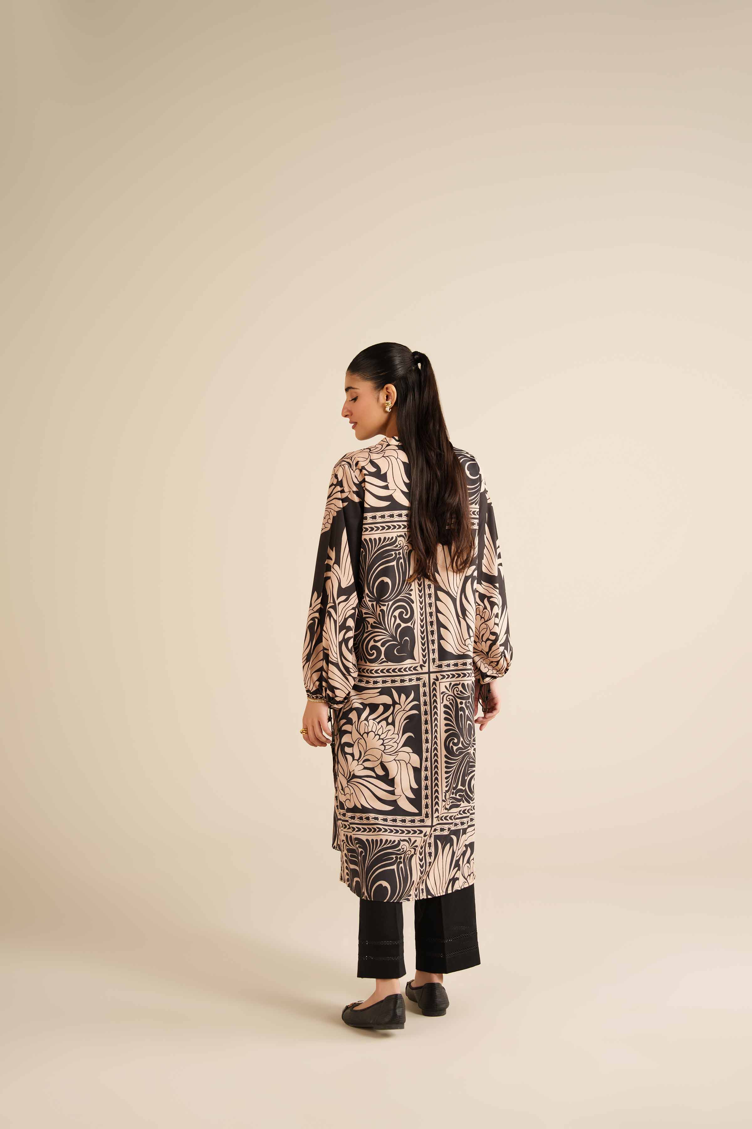 Printed Tunic - AW25-02 for Women - Pret Collection | Nishat | Shop Online