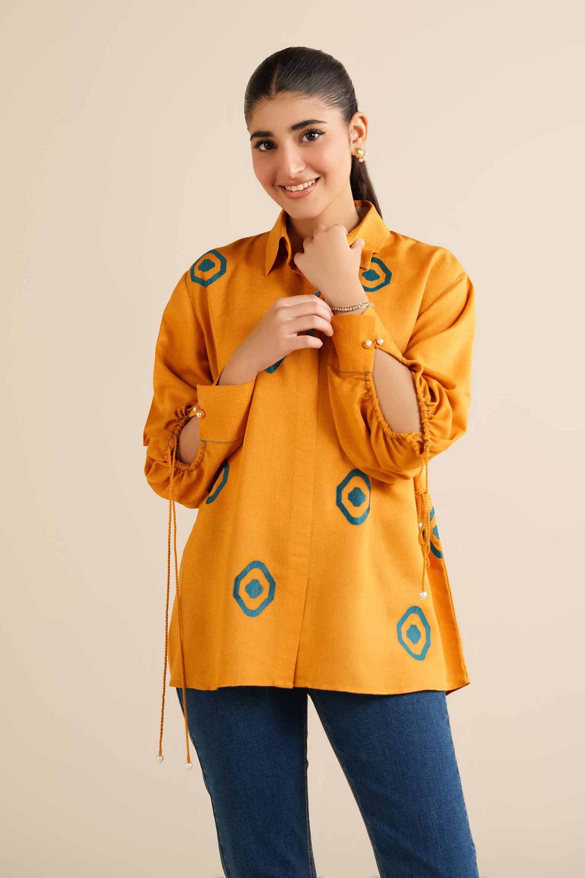Embroidered Tunic - AW25-06 for Women - Pret Collection | Nishat | Shop Online